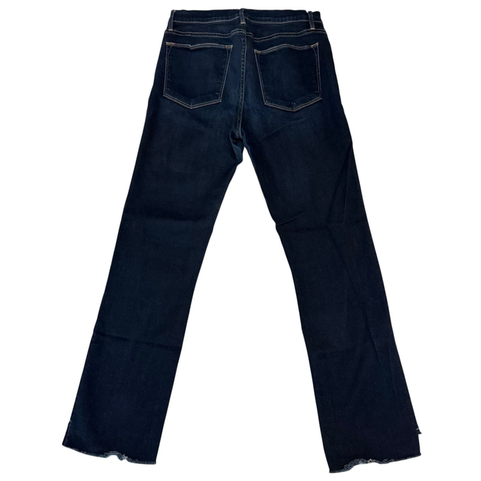 Frame FRAME Le High Straight Raw Stagger Jeans "Cabana" - Size 28 Size 29" - 10 Thumbnail