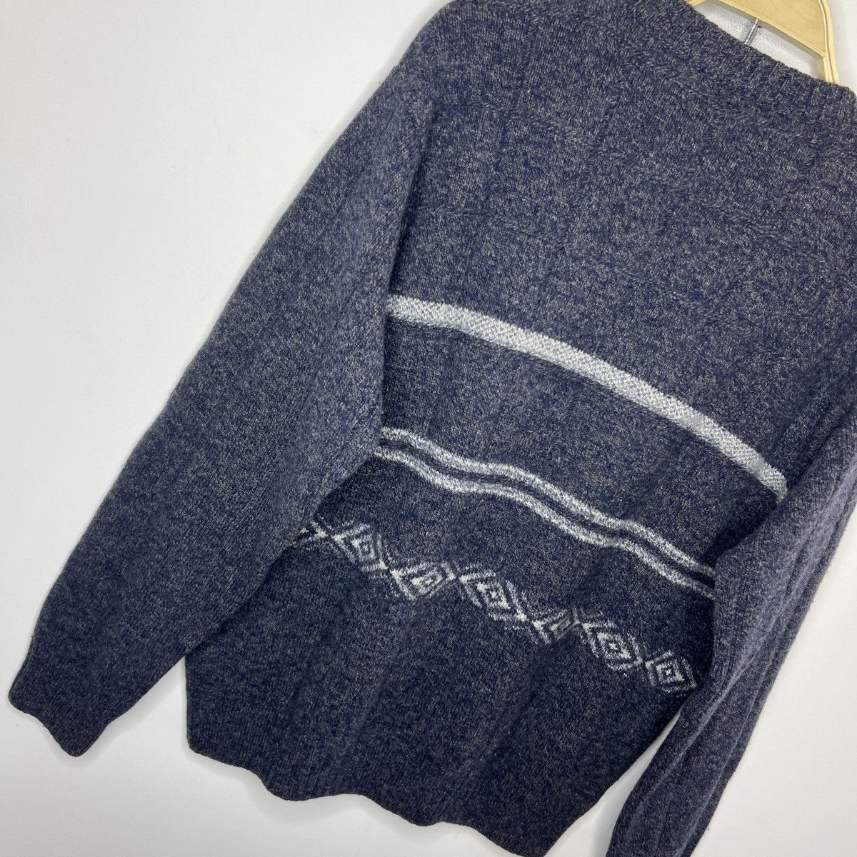 Designer × Hugo Boss × Vintage Vintage 90s Wool Silk Blend Hugo Boss Sweater Jumper Knit Size US L / EU 52-54 / 3 - 10 Thumbnail