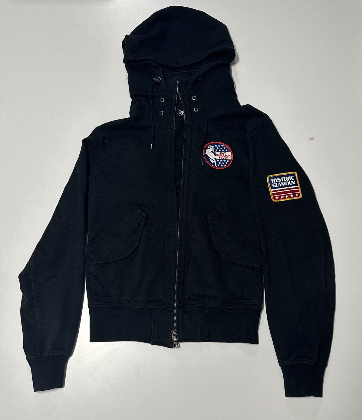 Hysteric Glamour Hysteric Glamour 'CAT SCRATCH FEVER' hoodie zip