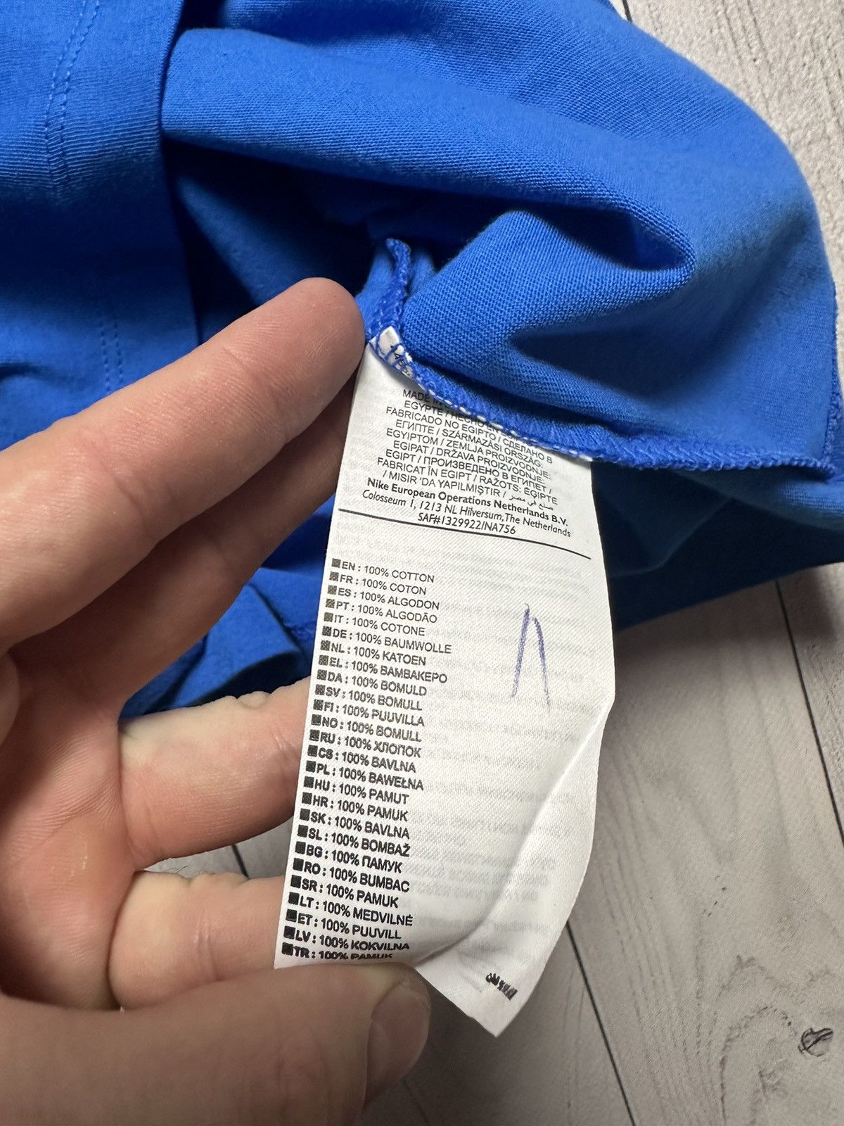 Nike × Vintage Vintage Nike Inter Milan soccer tee size S Size US S / EU 44-46 / 1 - 4 Thumbnail