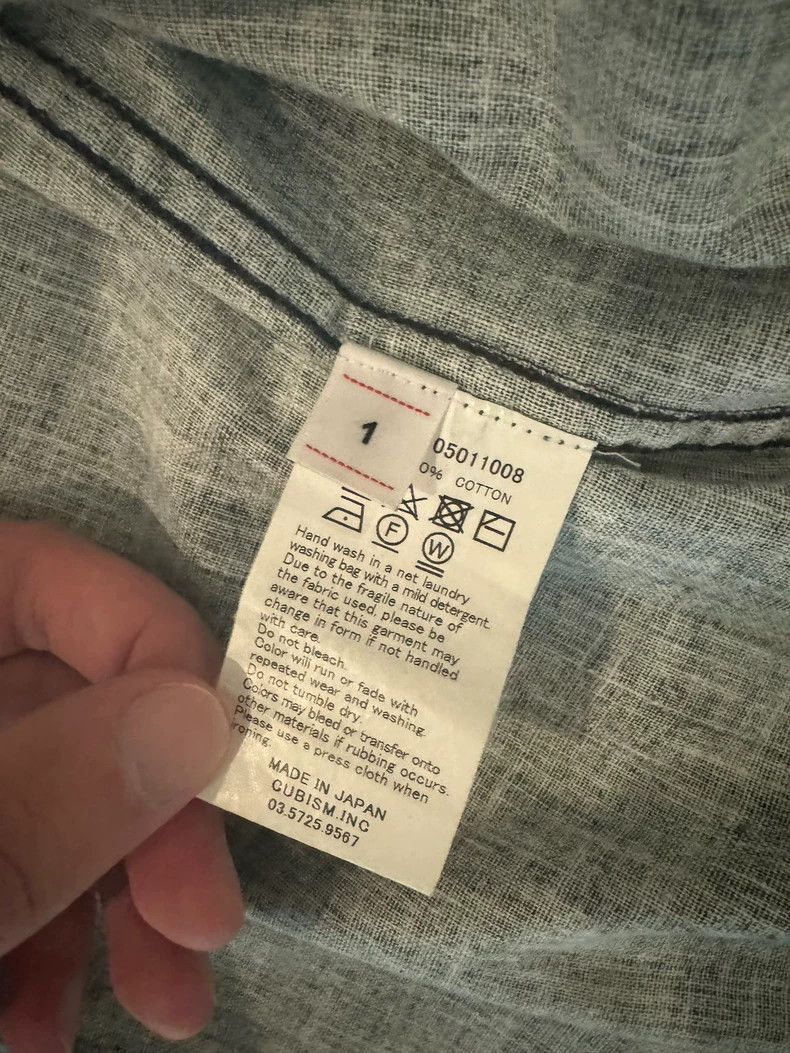 Visvim visvim lumber khadi check shirt 2505-Nextarrow Size US S / EU 44-46 / 1 - 4 Thumbnail