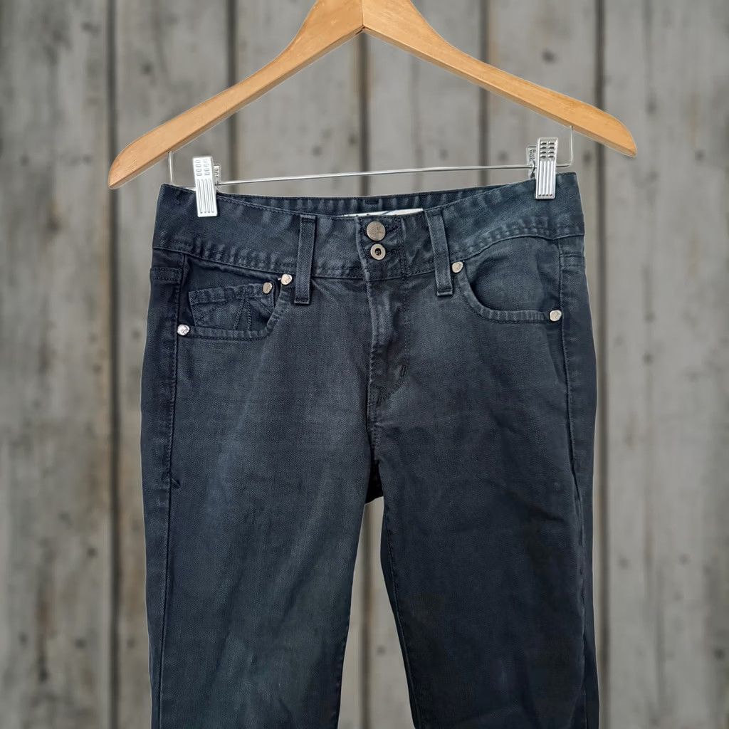 Denime The ProportionofBlu Denim Jeans Mid Rise Boot Cut Dark Blue w/Pockets -26 Women Jeans Bootcut Dark Blue 26 Size 26" / US 2 / IT 38 - 1 Thumbnail