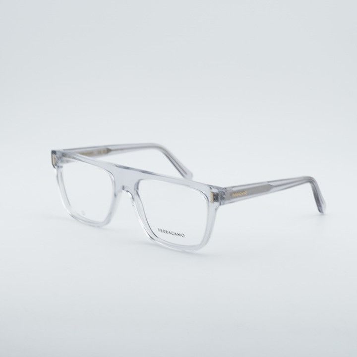 Salvatore Ferragamo Salvatore Ferragamo SF2997 050 Eyeglasses Crystal Grey 55mm Size ONE SIZE - 1 Thumbnail