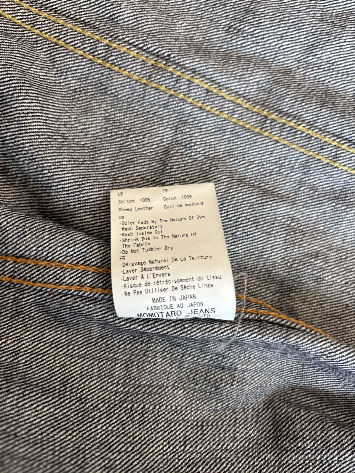 Momotaro Jeans Momotaro 3105SP 15.7oz. 3rd Type Denim Jacket Size US S / EU 44-46 / 1 - 7 Thumbnail