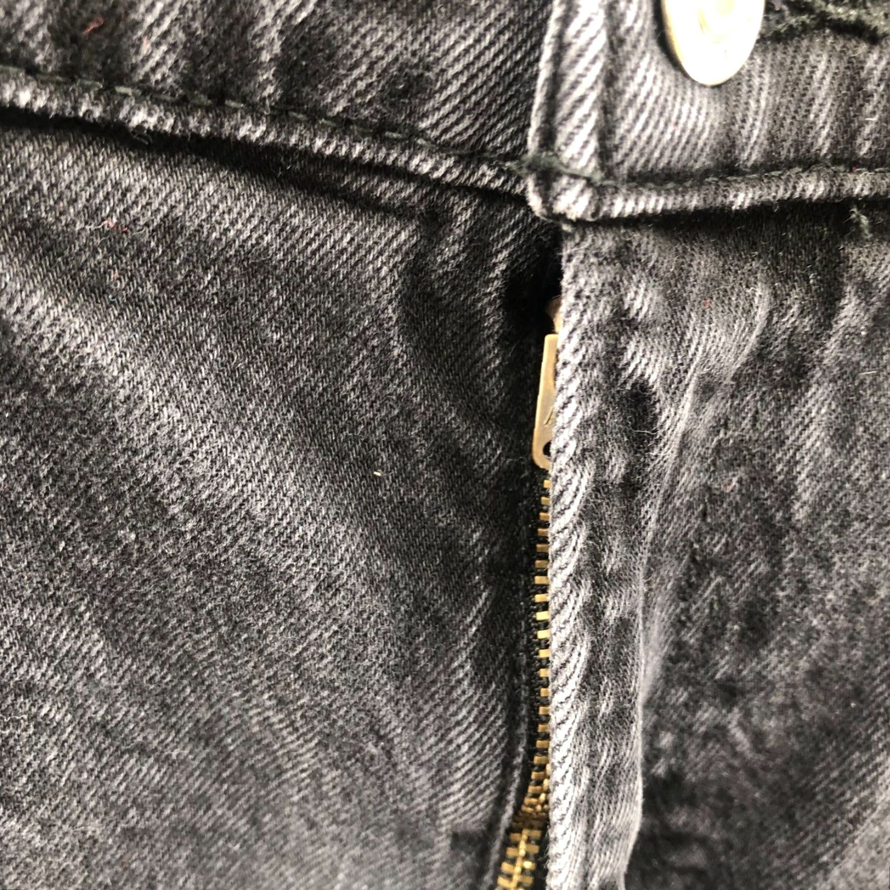 Abercrombie & Fitch Abercrombie & Fitch Shorts Womens 12/31 Black High Rise Cutoff Denim Cotton Blend 5-Pocket Size 34" / US 12 / IT 48 - 3 Thumbnail