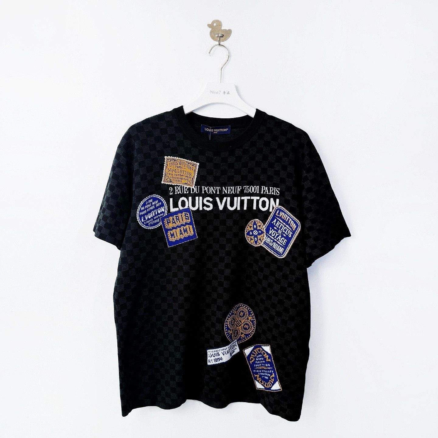 Louis Vuitton Louis Vuitton Patch Damier Short Sleeve T-Shirt Size L Size US L / EU 52-54 / 3 - 1 Thumbnail