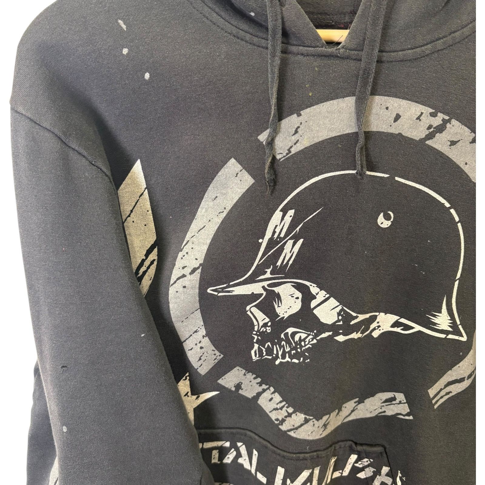 Vintage Vintage Metal Mulisha Military Skull Hoodie XL Size US XL / EU 56 / 4 - 8 Thumbnail