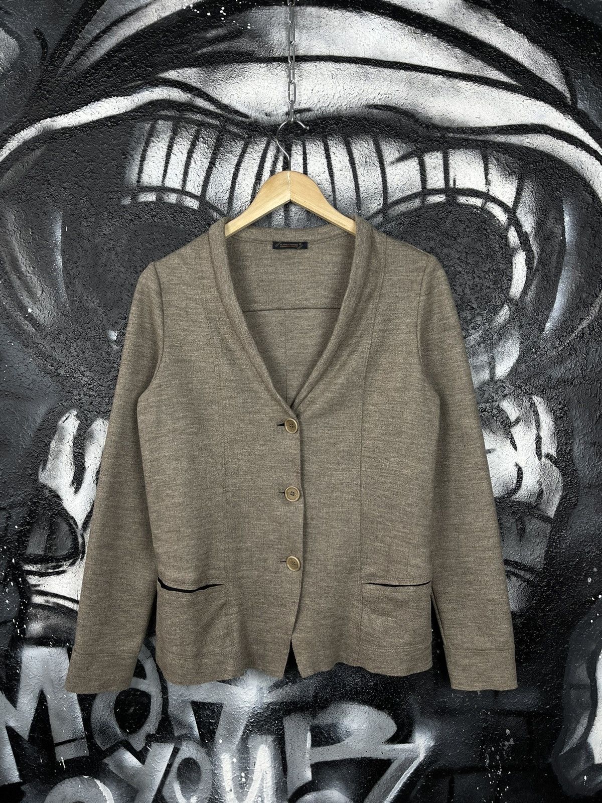 Designer × Marithe + Francois Girbaud Marithe Francois Girbaud Wool Blazer Jacket Woman’s Size M Size M / US 6-8 / IT 42-44 - 2 Thumbnail