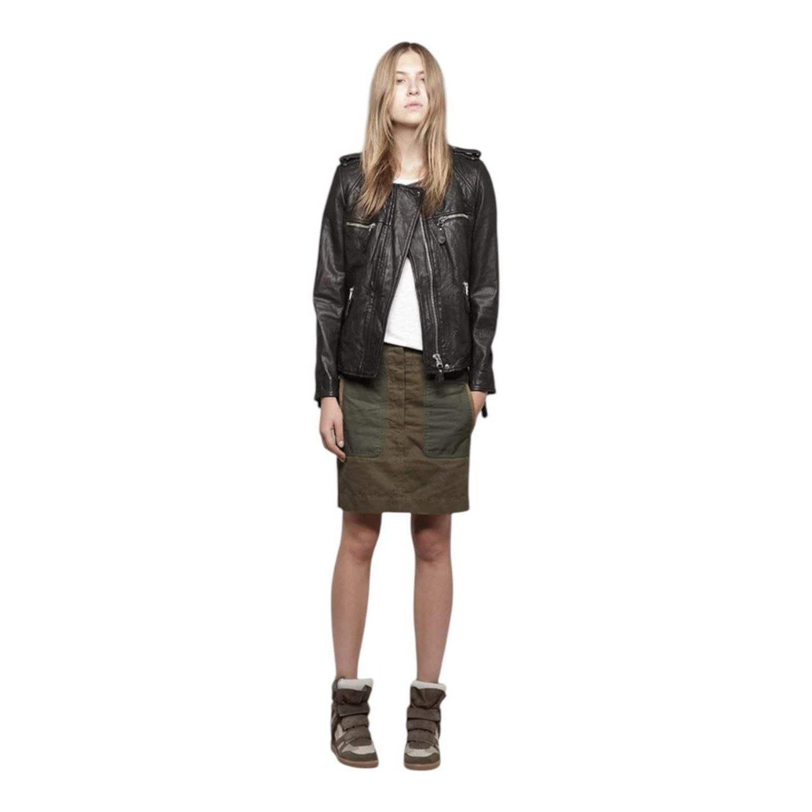 Isabel Marant Etoile ISABEL MARANT ÉTOILE Kady lambskin Leather moto Jacket Size M / US 6-8 / IT 42-44 - 8 Thumbnail