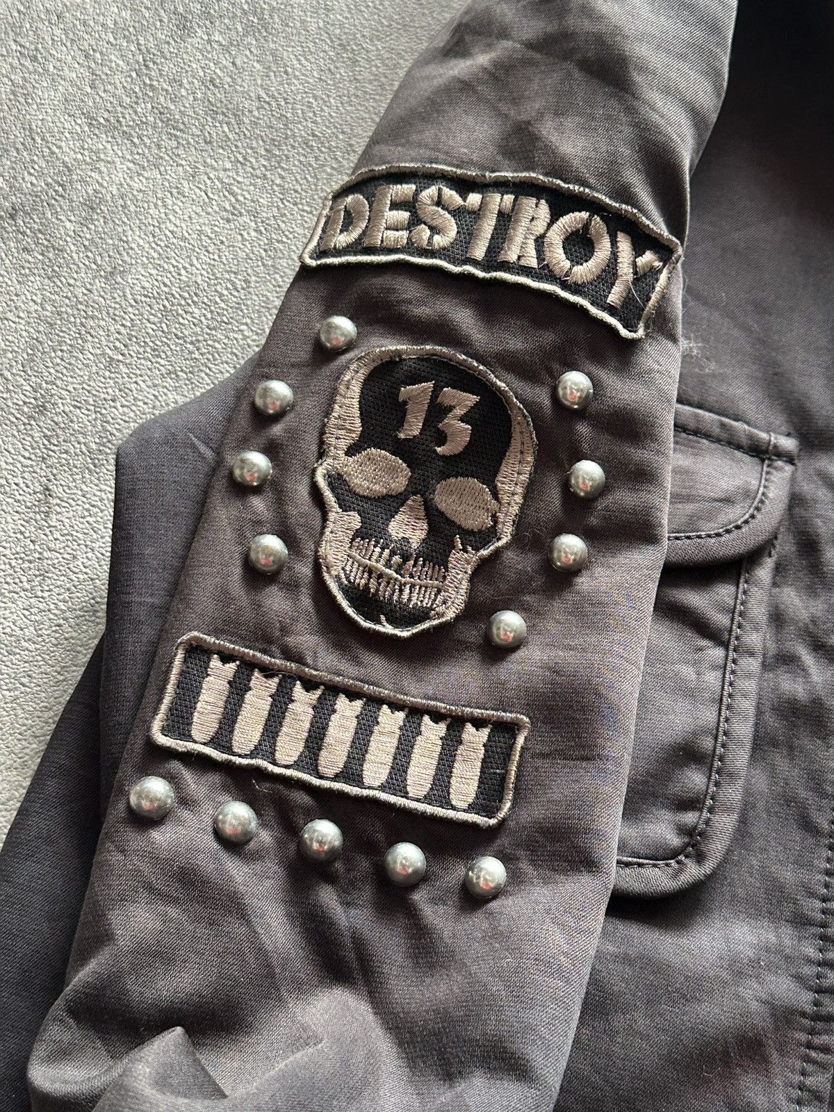 Hysteric Glamour 90s Japanese Fur Grunge Punk Bondage Fishtail Parka Jacket Size US S / EU 44-46 / 1 - 4 Thumbnail