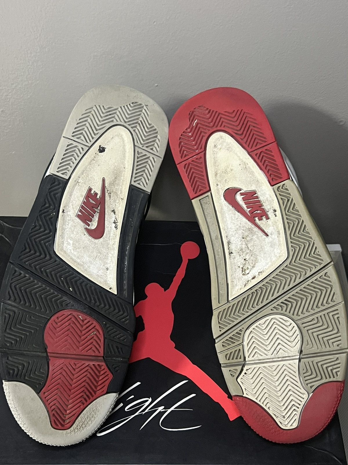 Jordan Brand Jordan 4 What The Fire Red Military Blue Retro White Size 12 Size US 12 / EU 45 - 5 Thumbnail