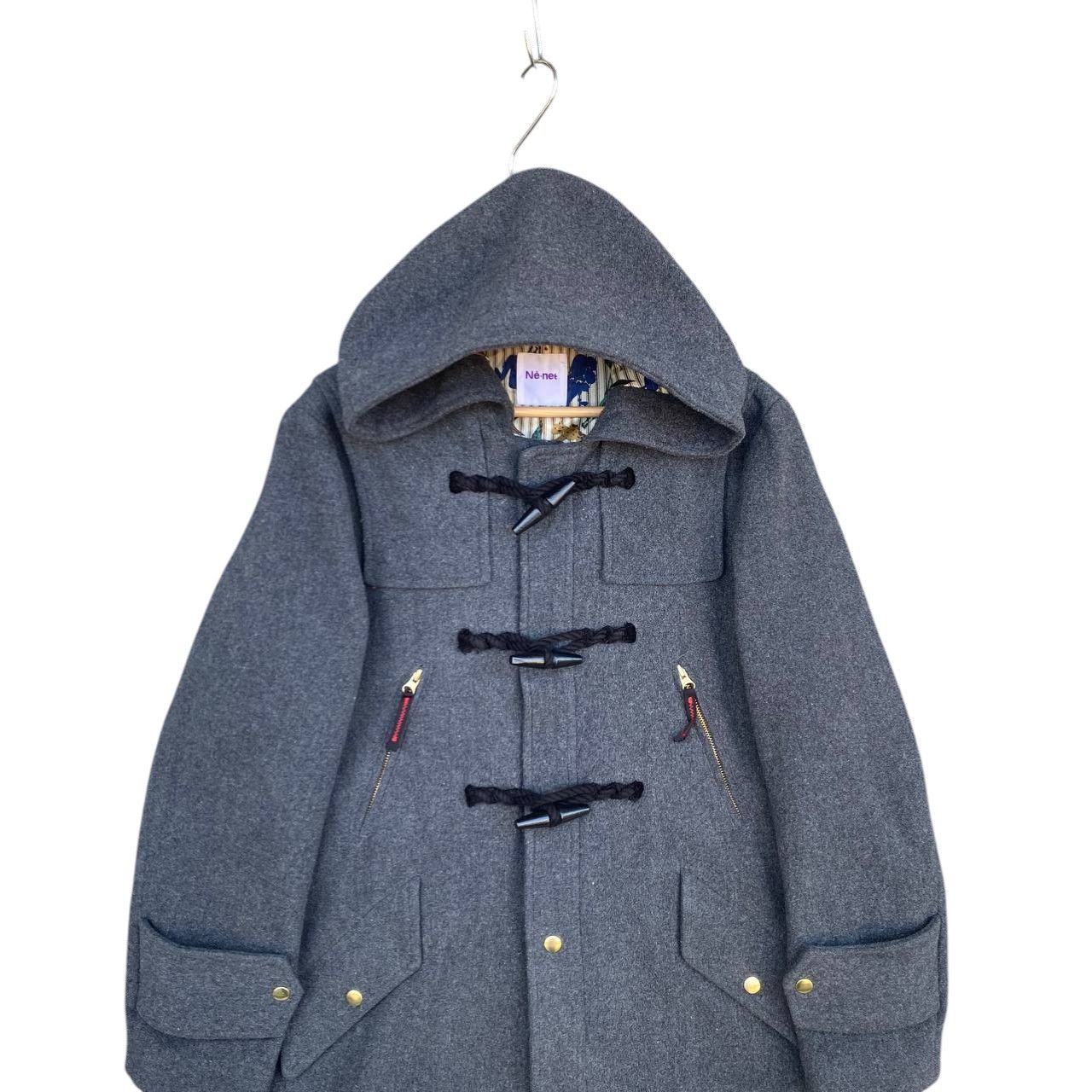 Ne-Net Né-net Issey Miyake Japan Designer Wool Toggle Duffle Coat Size US M / EU 48-50 / 2 - 3 Thumbnail