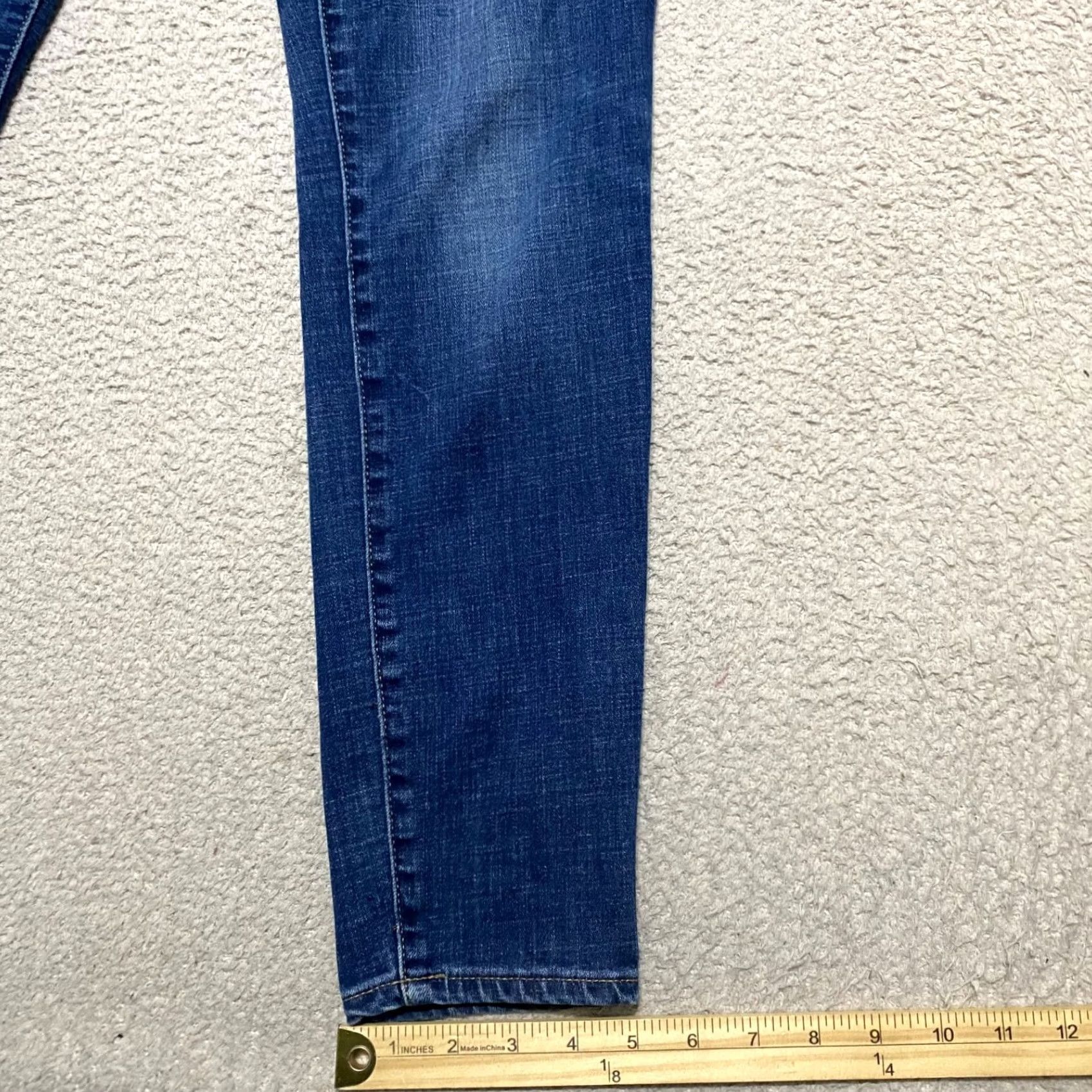 Lucky Brand Lucky Brand Stella Skinny Jeans Womens 8 Blue Denim Medium Wash Low Rise Stella Skinny Jeans Women's 8 Blue Denim Medium Wash Low Rise Size 30" / US 8 / IT 44 - 5 Thumbnail