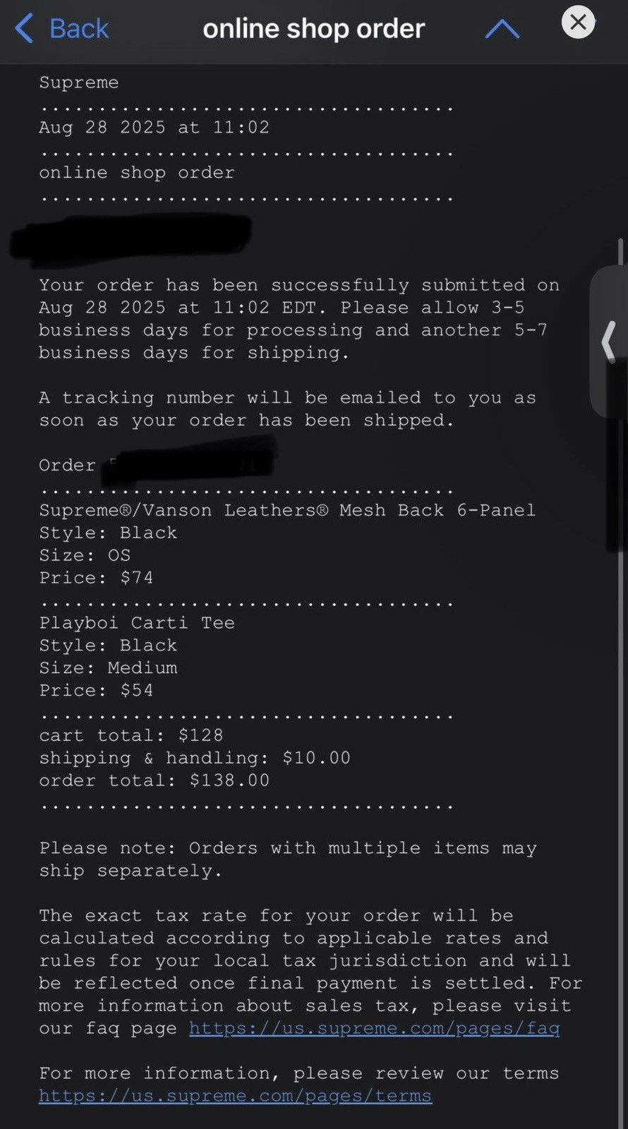 Supreme Supreme Playboy Carti Tee Black Medium Size US M / EU 48-50 / 2 - 5 Thumbnail