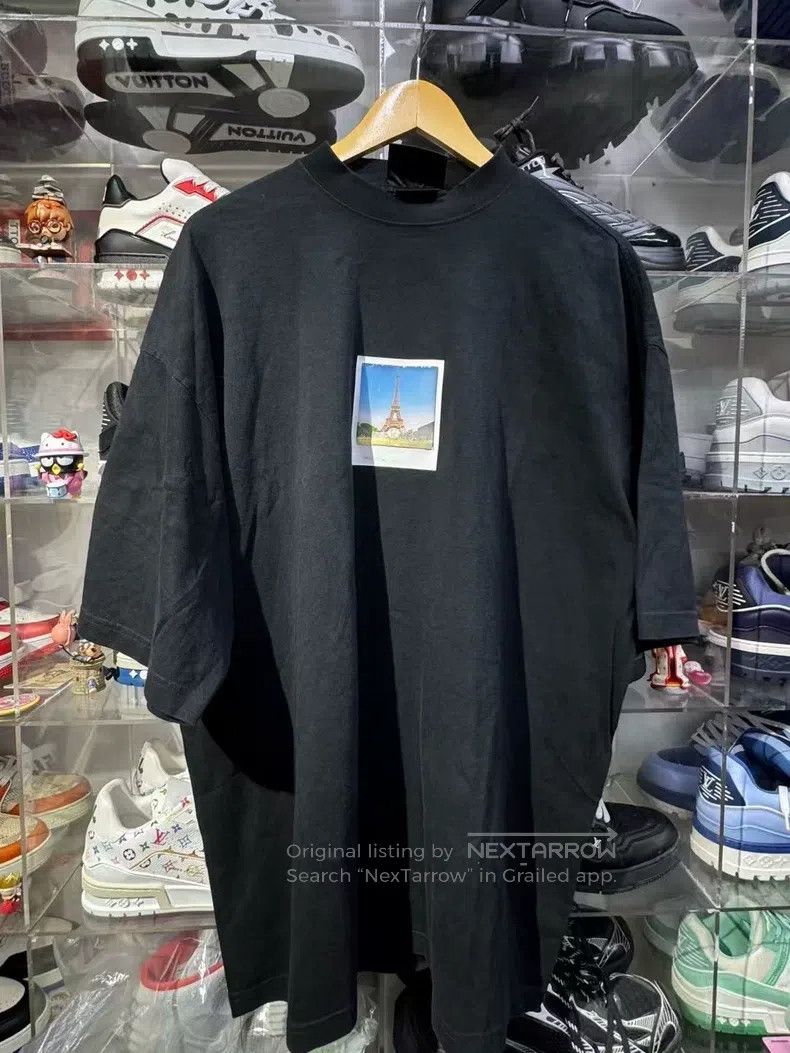Balenciaga Balenciaga Eiffel Tower Polaroid Building Pattern Printed Size US S / EU 44-46 / 1 - 1 Thumbnail