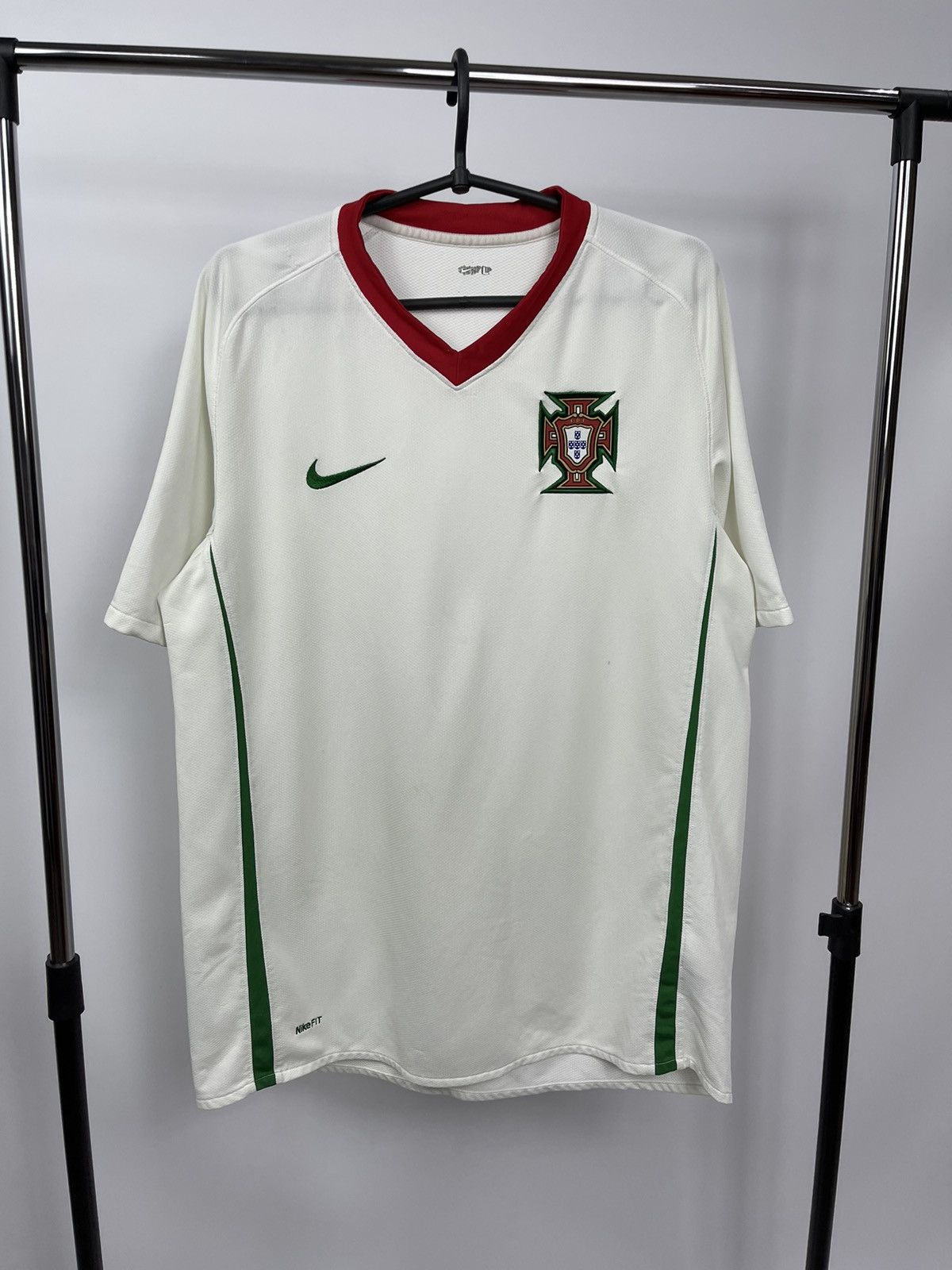 Nike Nike 2008-2009 Portugal National Team Soccer Jersey Size L Size US L / EU 52-54 / 3 - 1 Thumbnail