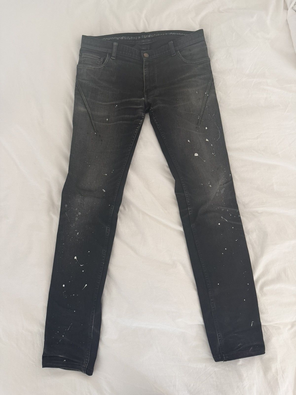 Number (N)ine Painted Denim
