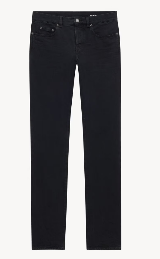 Saint Laurent Paris Saint Laurent Paris Black Denim Jeans (EU 3 Size US 30 / EU 46 - 1 Thumbnail