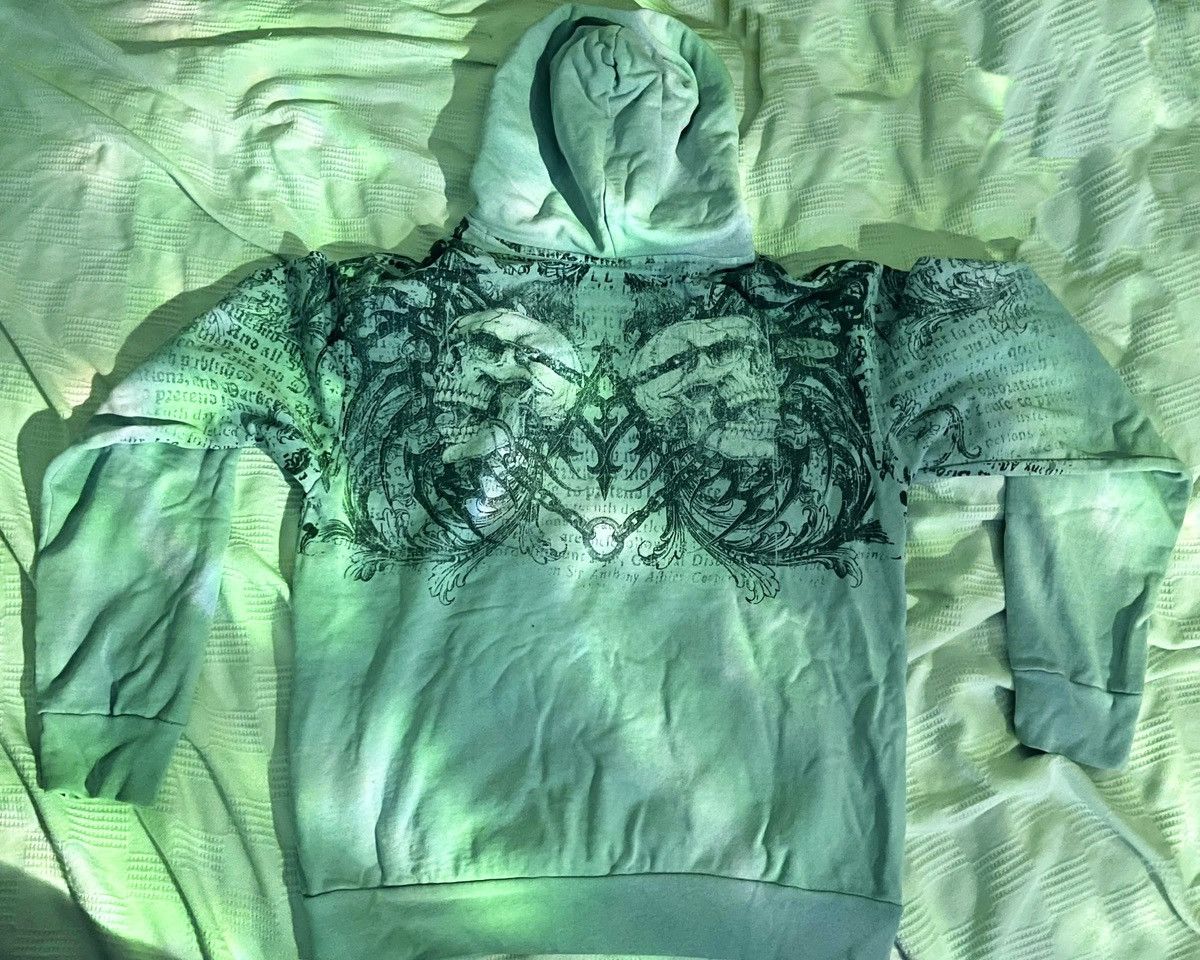 Other Blue Collapse Affliction Hoodie Size US L / EU 52-54 / 3 - 3 Thumbnail