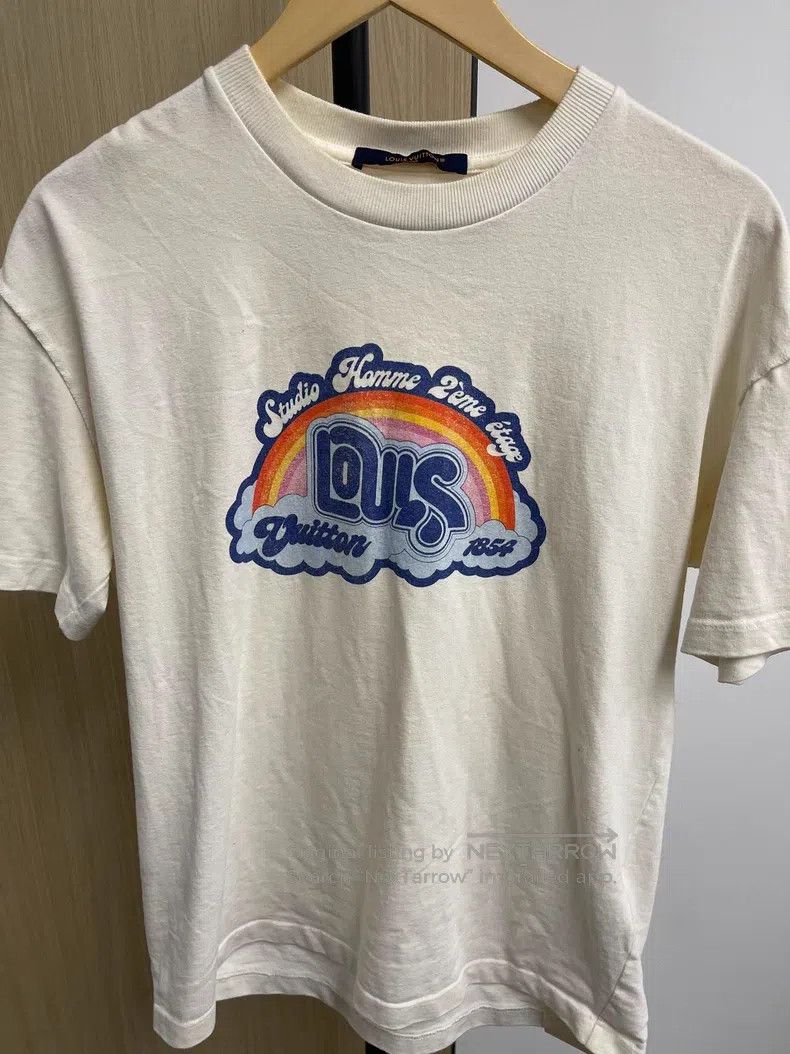 Louis Vuitton Louis Vuitton Rainbow Letter Short Sleeve Size US M / EU 48-50 / 2 - 1 Thumbnail