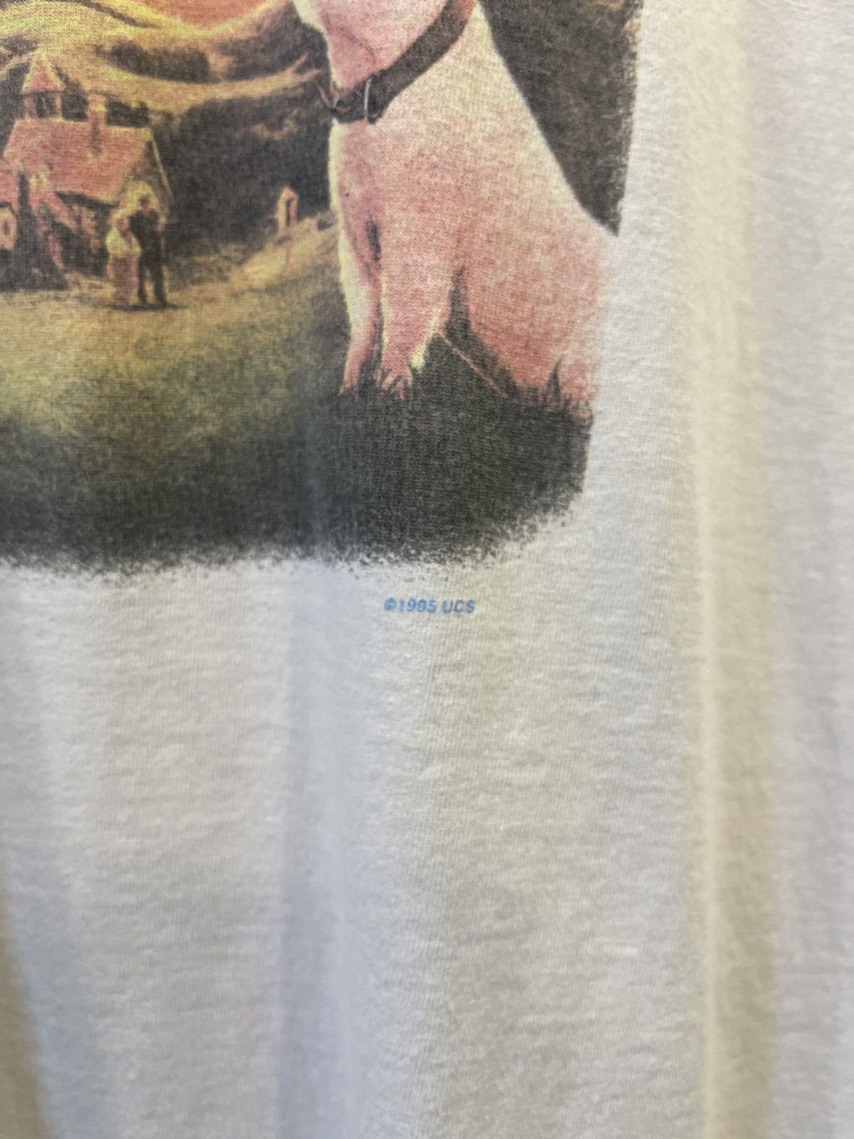 Vintage Vintage 1995 Babe the Pig Movie Promo Size US L / EU 52-54 / 3 - 3 Thumbnail