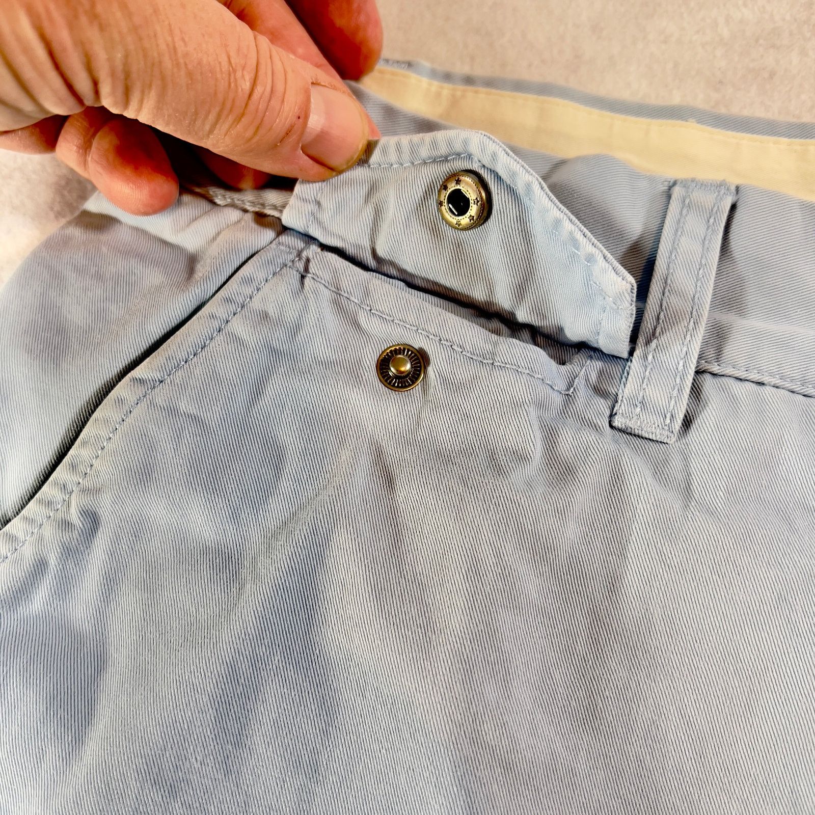 Indigo Palms Indigo Palms Chinos Men's W42 Vintage Made Hong Kong B35TF1T Size US 42 / EU 58 - 6 Thumbnail