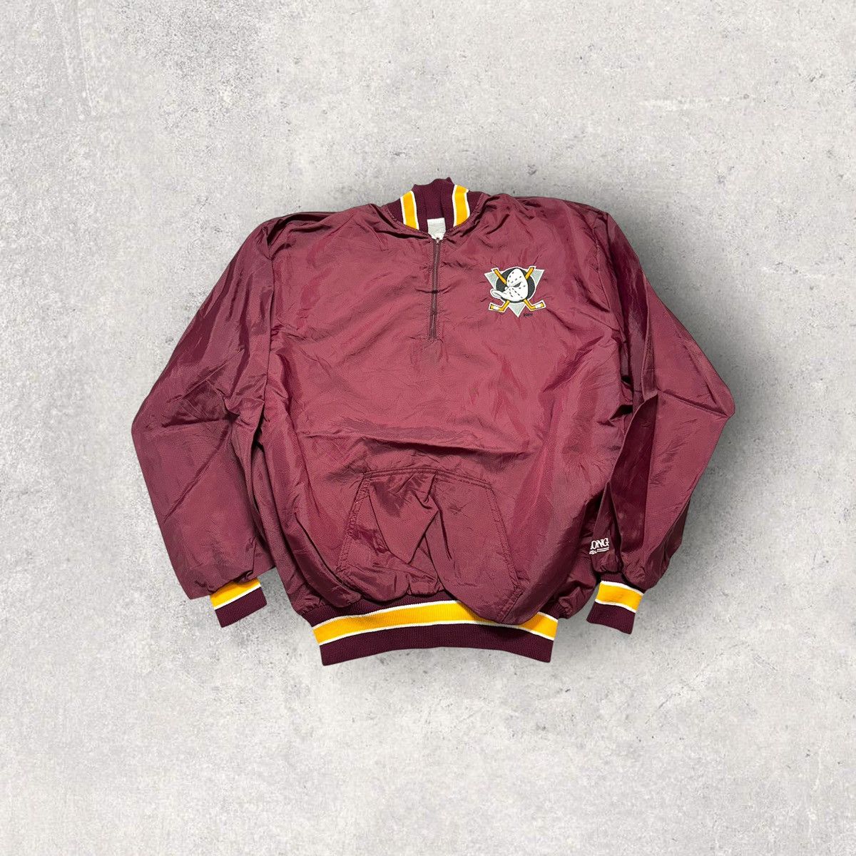 NHL Vintage Mighty Ducks of Anaheim windbreaker Size US XL / EU 56 / 4 - 1 Thumbnail