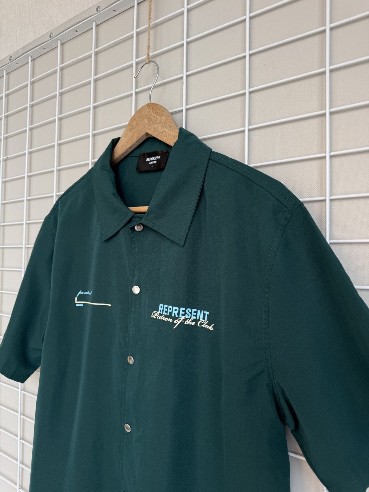 Represent Clo. Represent Patron of the Club Snap Shirt Mens Size L Size US L / EU 52-54 / 3 - 4 Thumbnail
