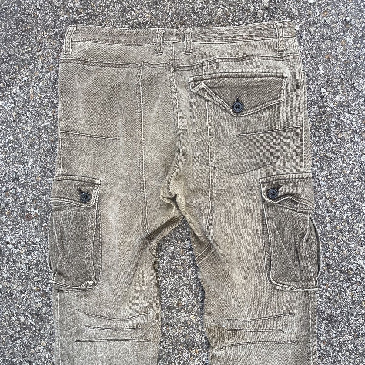 Japanese Brand Flared Cargo Edge Rupert Seditionaries Faded Pants Punk Size US 28 / EU 44 - 12 Thumbnail