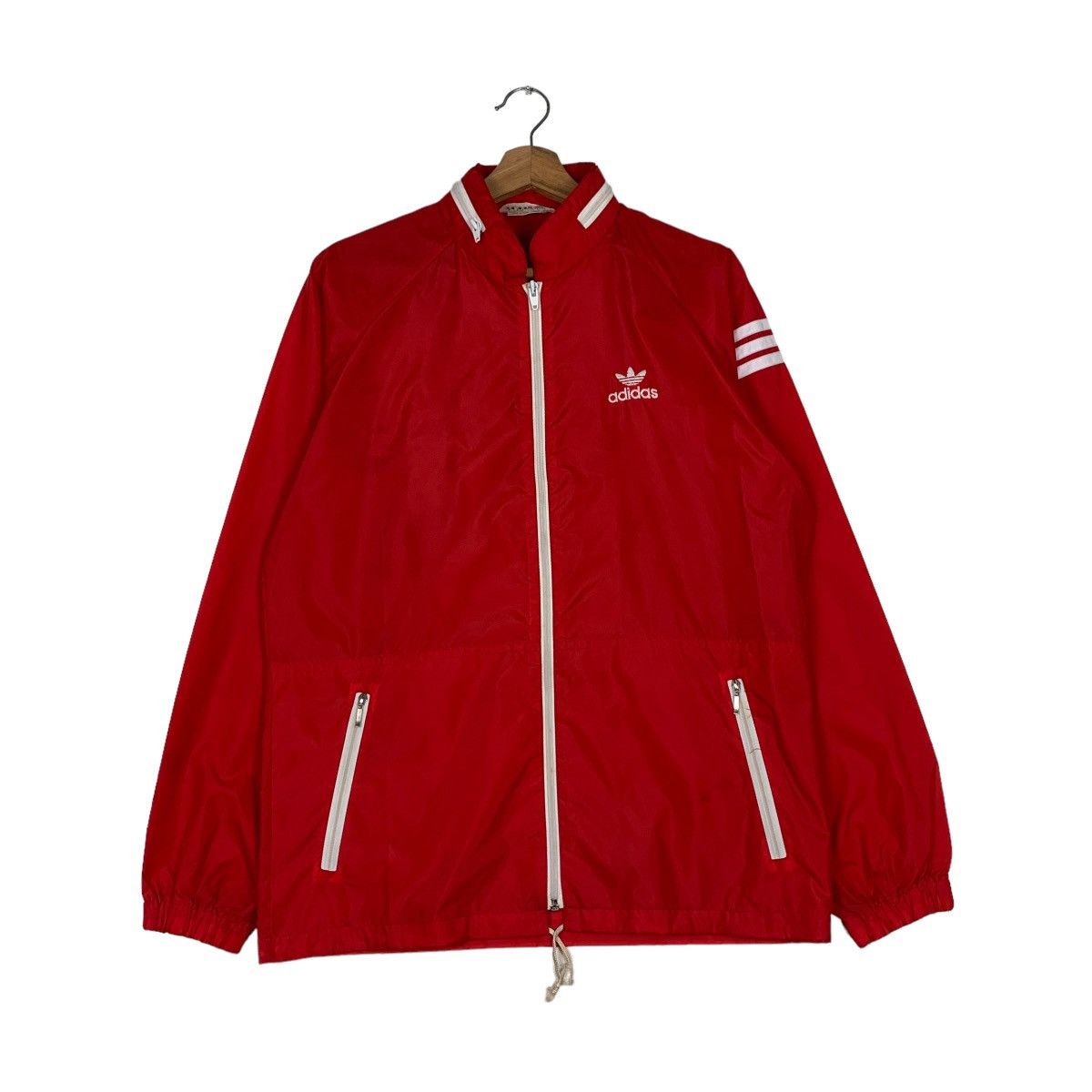Adidas 90's ADIDAS Trefoil Embroidery Logo Light Jacket #0390-C18 Size US L / EU 52-54 / 3 - 1 Thumbnail