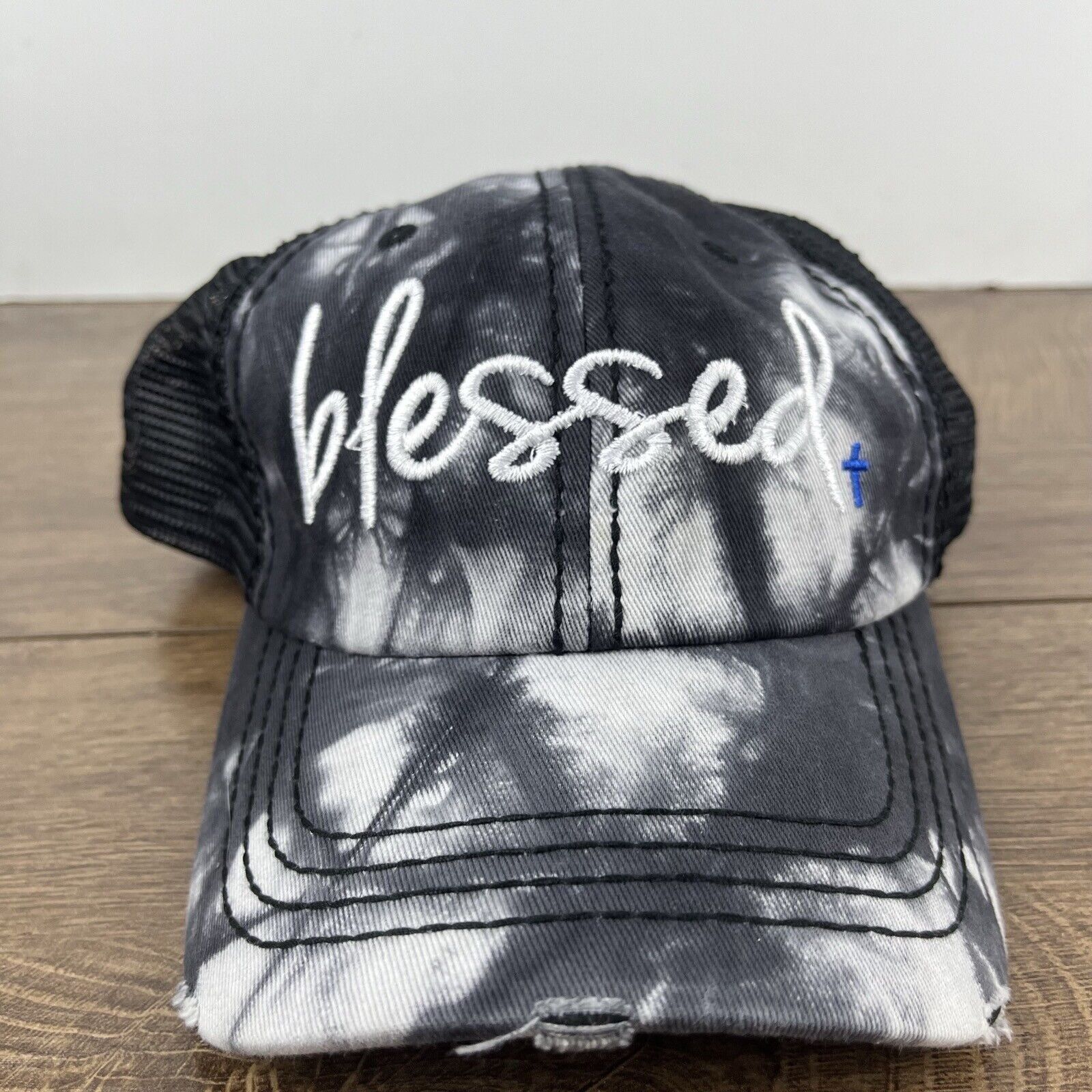 Other Blessed Hat Gray Cap Adjustable Hat Gray Adult Fit Hat Size ONE SIZE - 4 Thumbnail