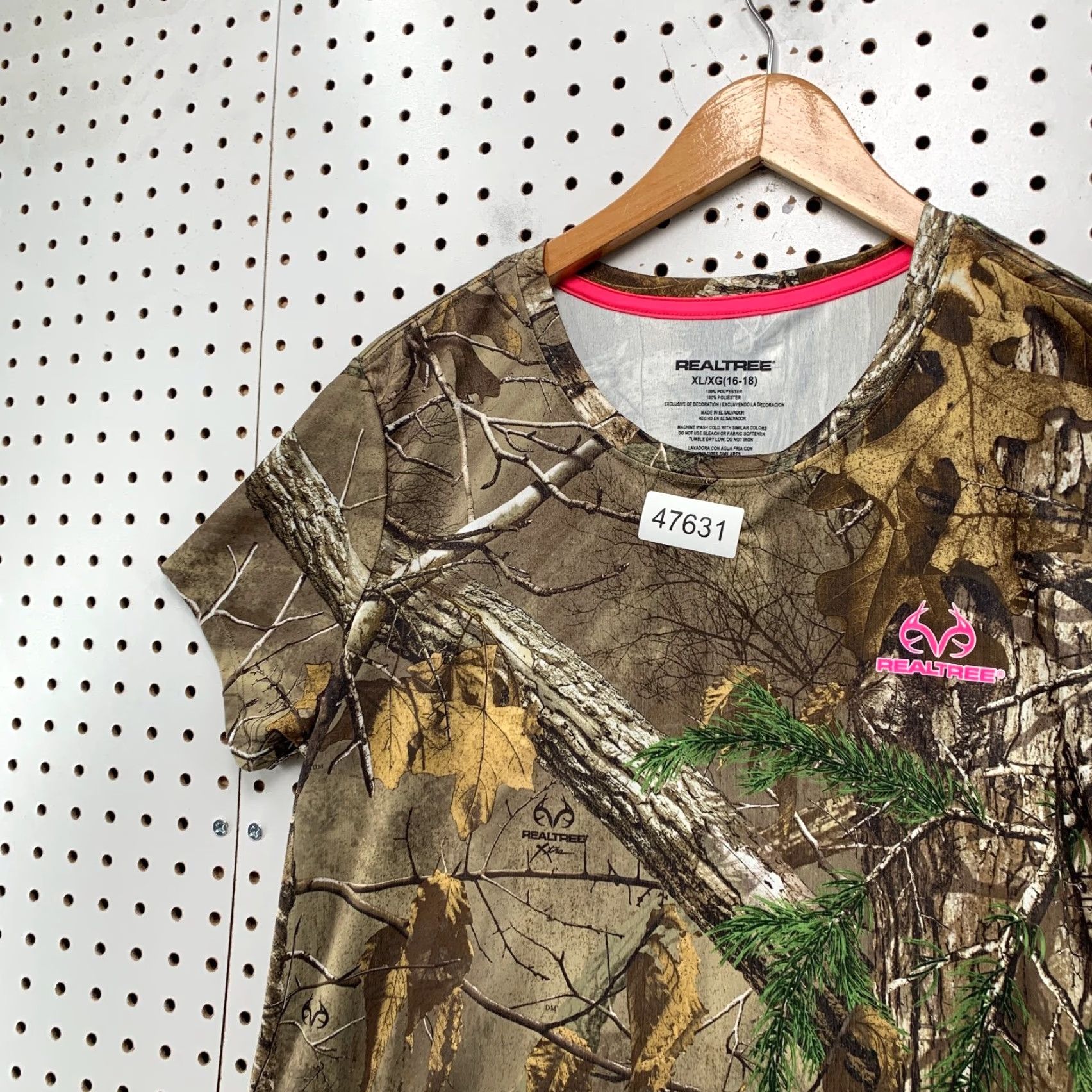Realtree Realtree Camouflage Shirt Womens XL Camouflage Short Sleeve T-Shirt 16/18 Grey Size XL / US 12-14 / IT 48-50 - 6 Thumbnail