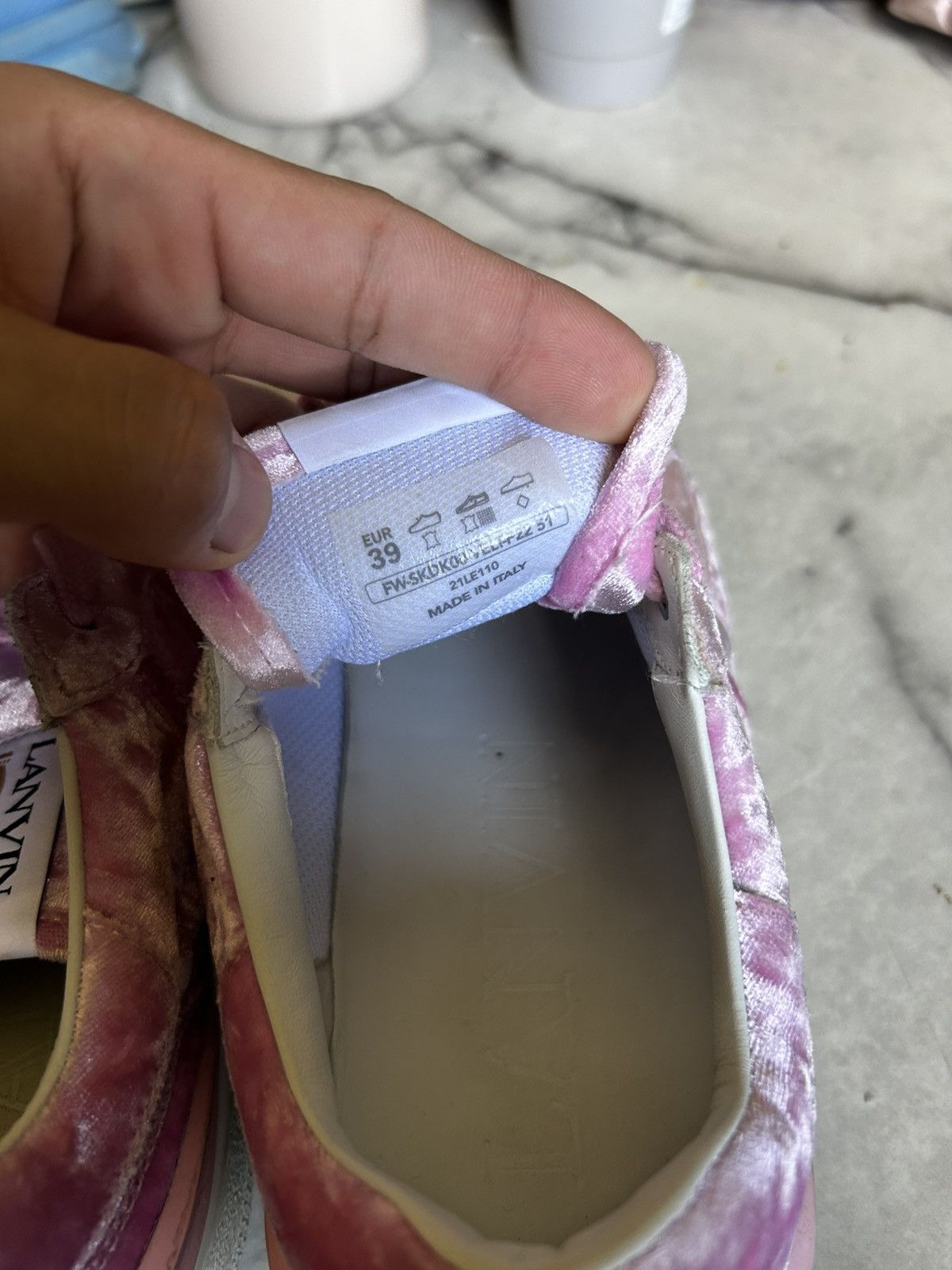 Lanvin Lanvin velour pink lows Size US 8.5 / IT 38.5 - 6 Thumbnail