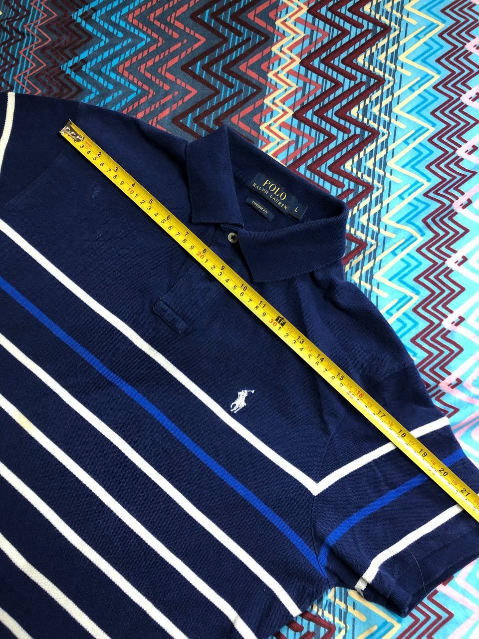 Polo Ralph Lauren × Vintage Vintage 90s Polo Ralph Lauren Striped Shirt Size US L / EU 52-54 / 3 - 10 Thumbnail