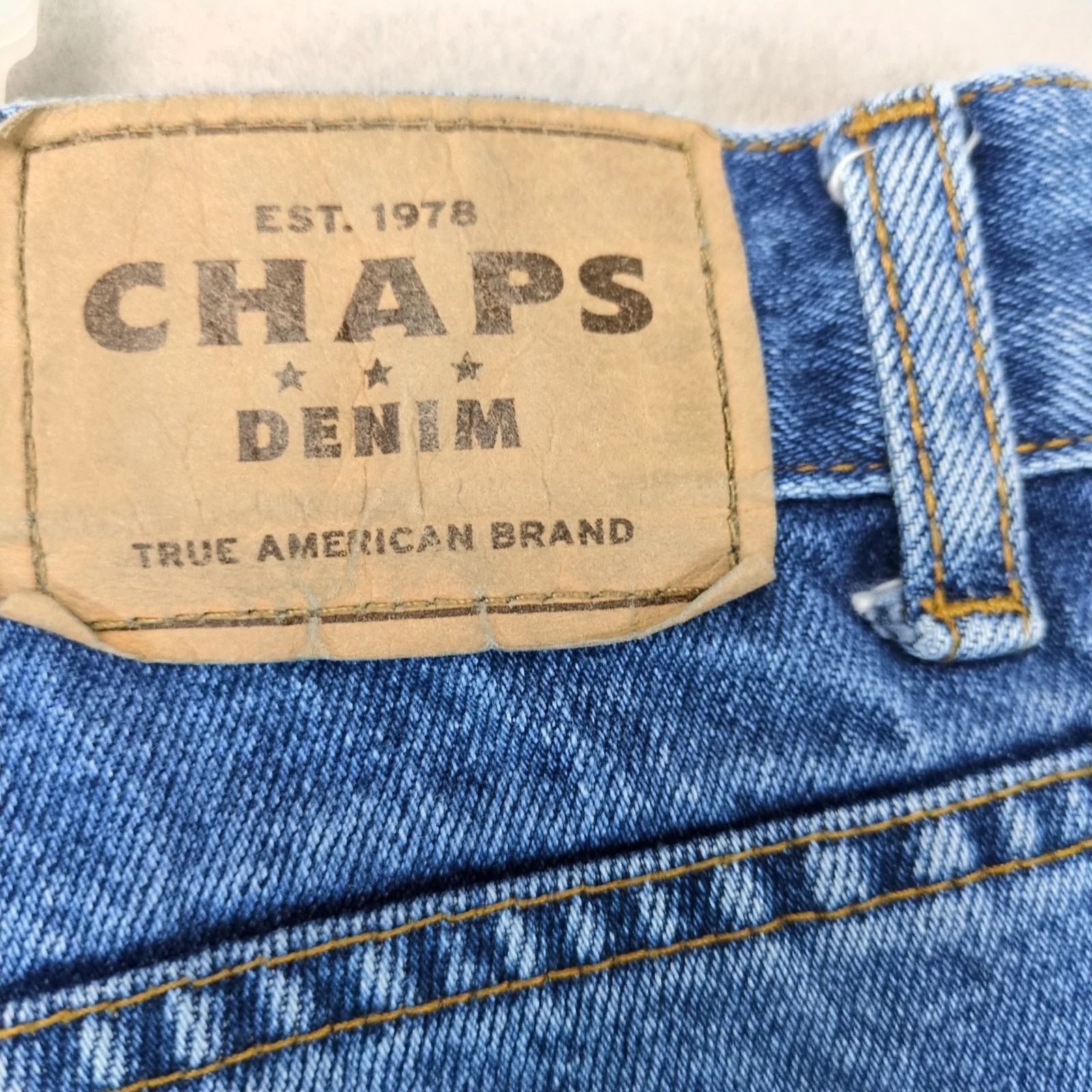 Chaps Vtg Chaps Men's 38x30 Jeans Baggy Denim Straight Leg Cotton Size US 38 / EU 54 - 7 Thumbnail