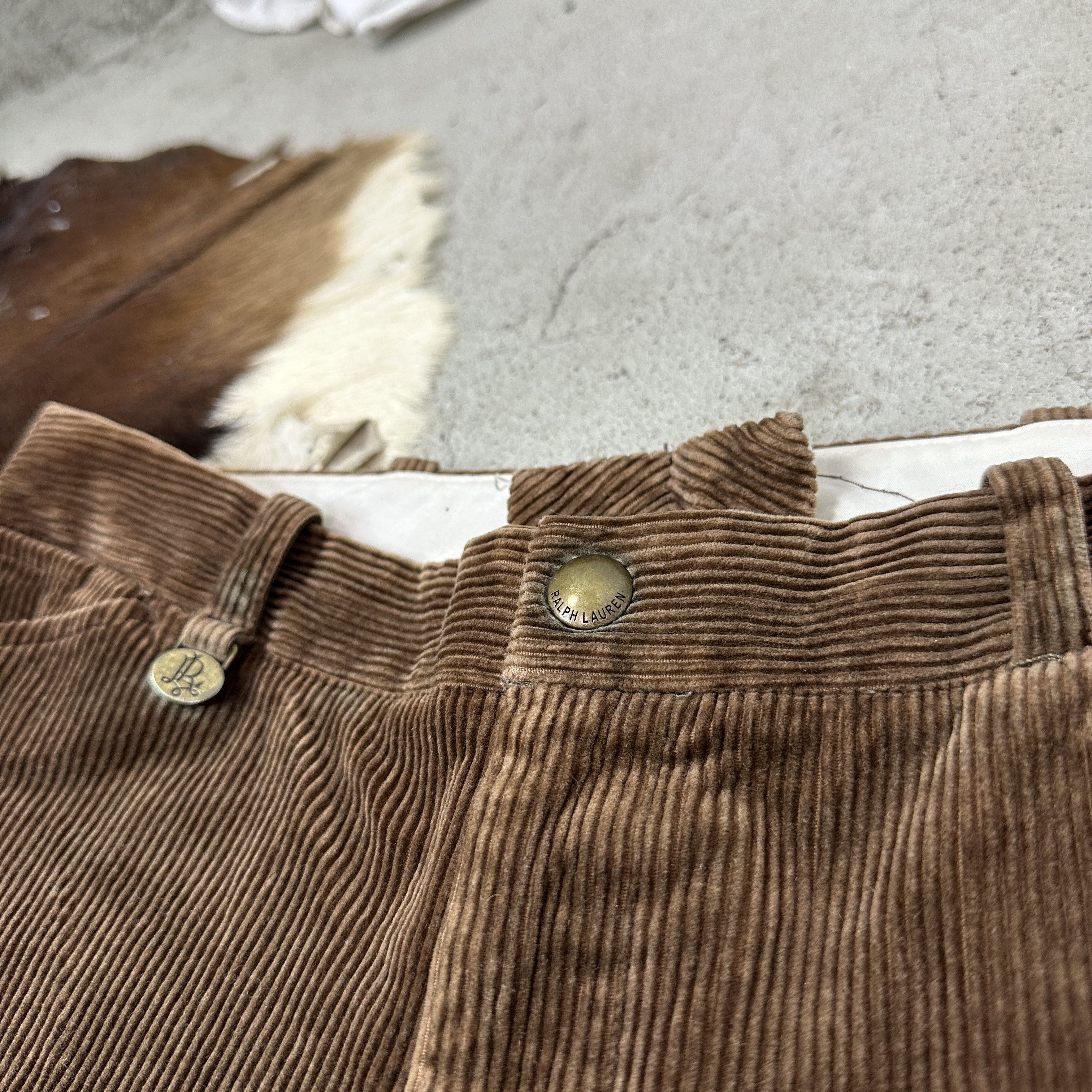 Polo Ralph Lauren Vintage Corduroy Polo Ralph Lauren Women's Pants Y2K Size 25" / US 0 / IT 36 - 3 Thumbnail