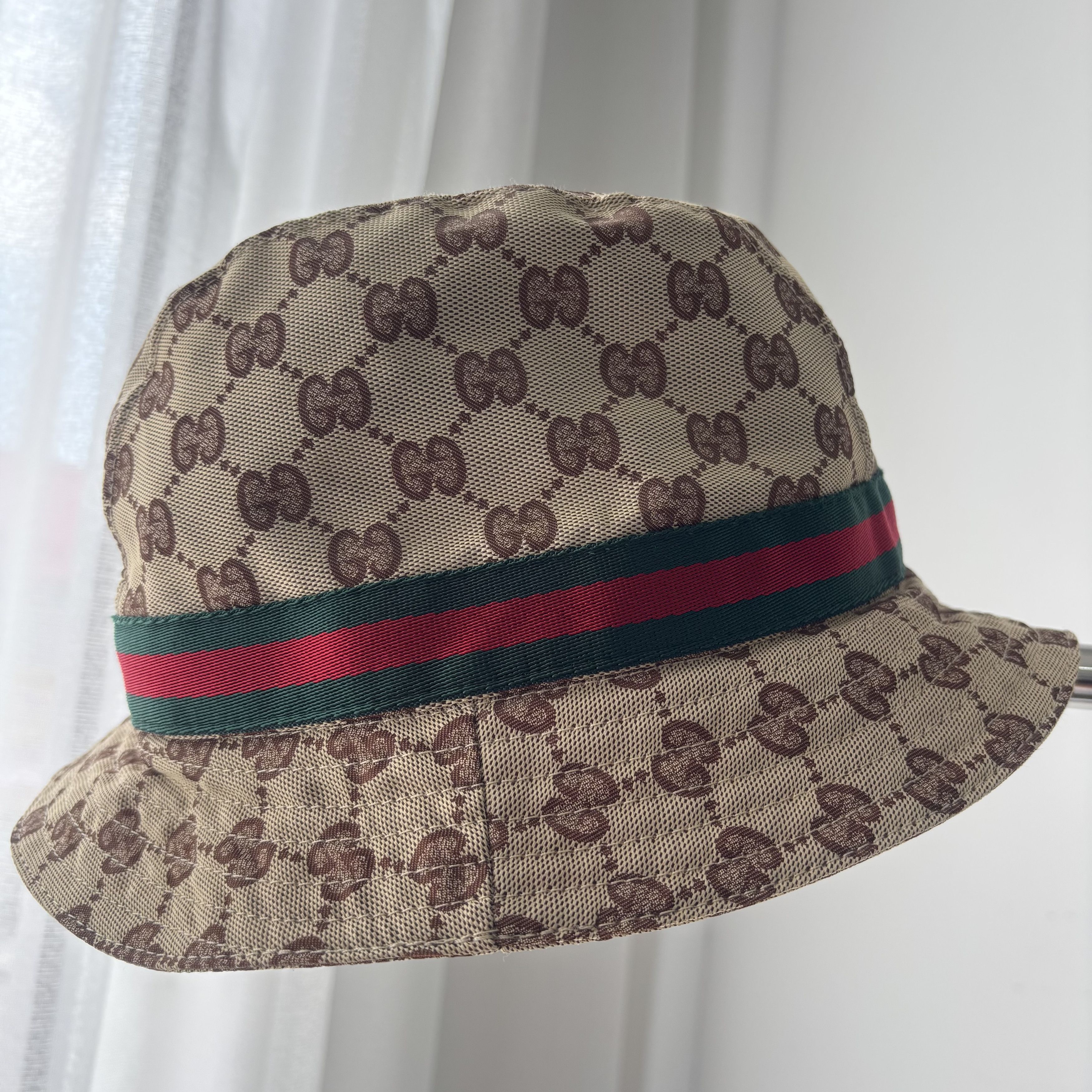 Gucci Gucci Beige GG Monogram Canvas Bucket Hat Size ONE SIZE - 5 Thumbnail