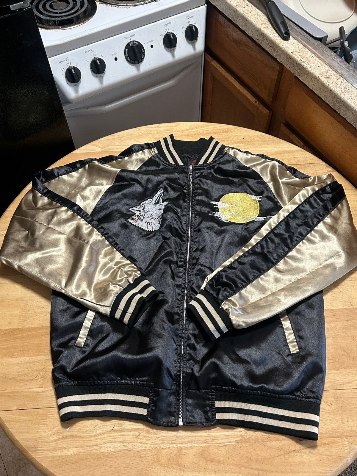Other Japanese embroidered black gold Sukajan Size US XL / EU 56 / 4 - 1 Thumbnail
