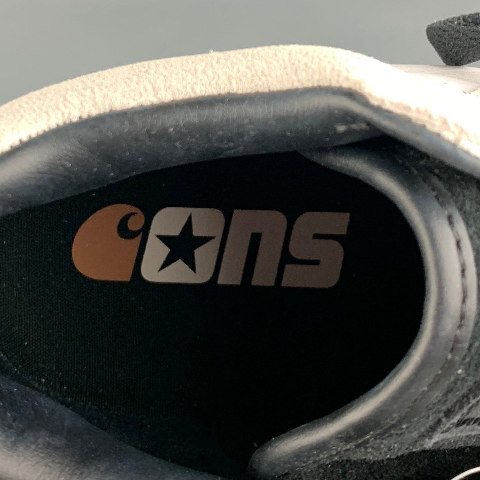 Converse CONVERSE 10 Cream Black Mixed Materials Leather Sneakers Size US 10 / EU 43 - 7 Thumbnail
