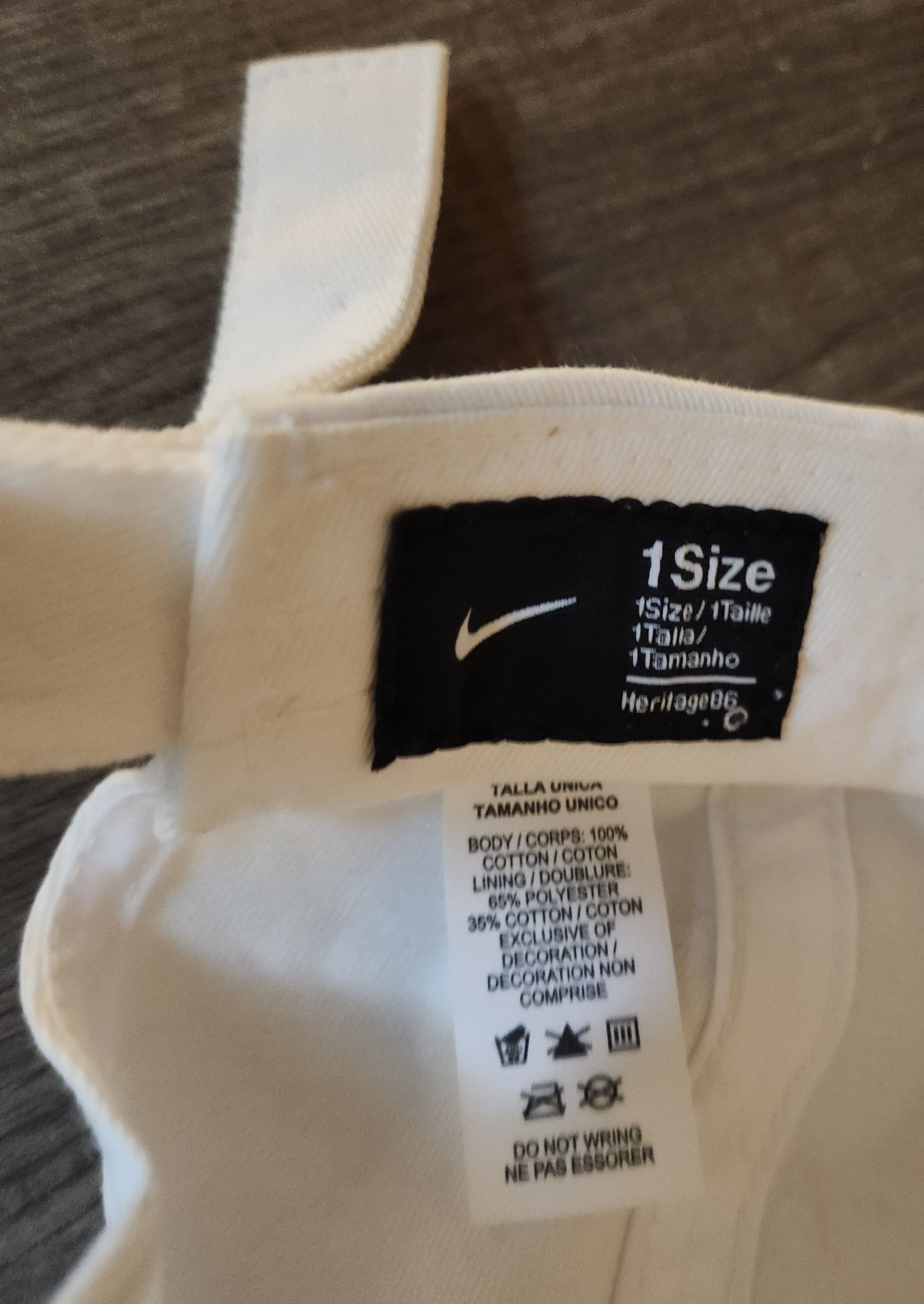 Nike Vintage White Nike Dad Cap/Hat. Size ONE SIZE - 4 Thumbnail