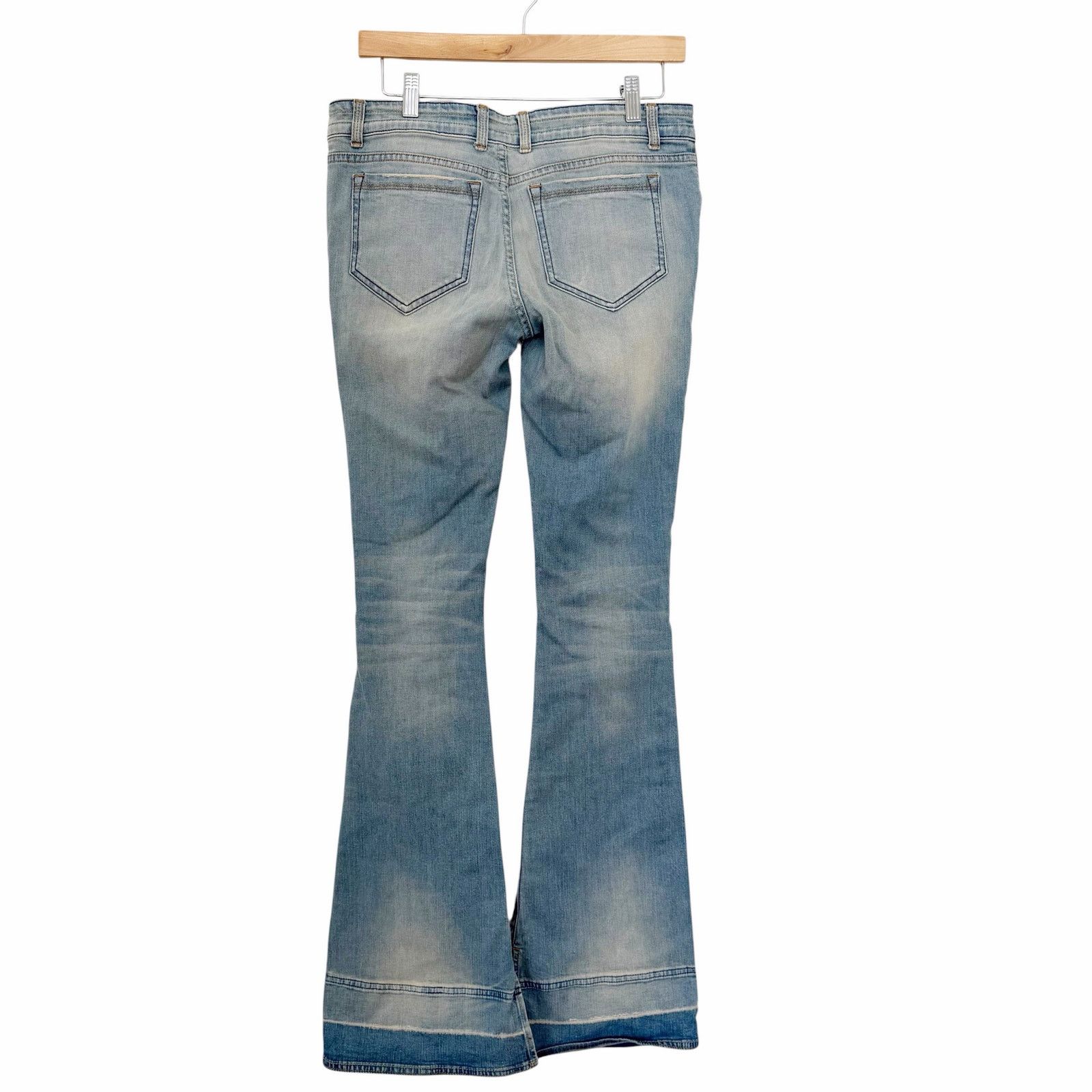 SER.O.YA Ser.o.ya Demi Mid Rise Flare Jeans Sz 27 Size 27" / US 4 / IT 40 - 5 Thumbnail