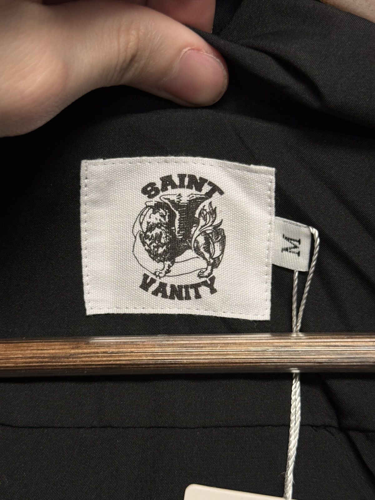 Saint Vanity Saint Vanity Puffer Jacket Black White Size M RARE Size US M / EU 48-50 / 2 - 10 Thumbnail