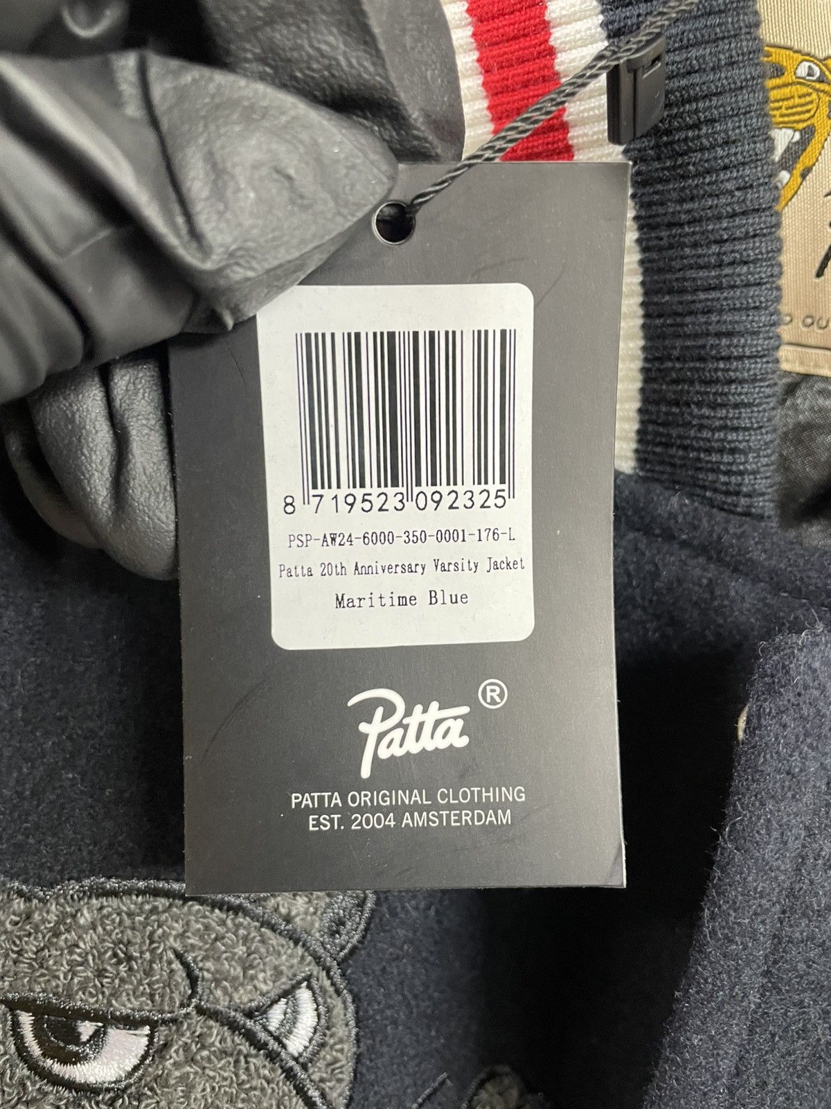 Patta Patta 20th Anniversary Blue Varsity Jacket Large Size US L / EU 52-54 / 3 - 4 Thumbnail