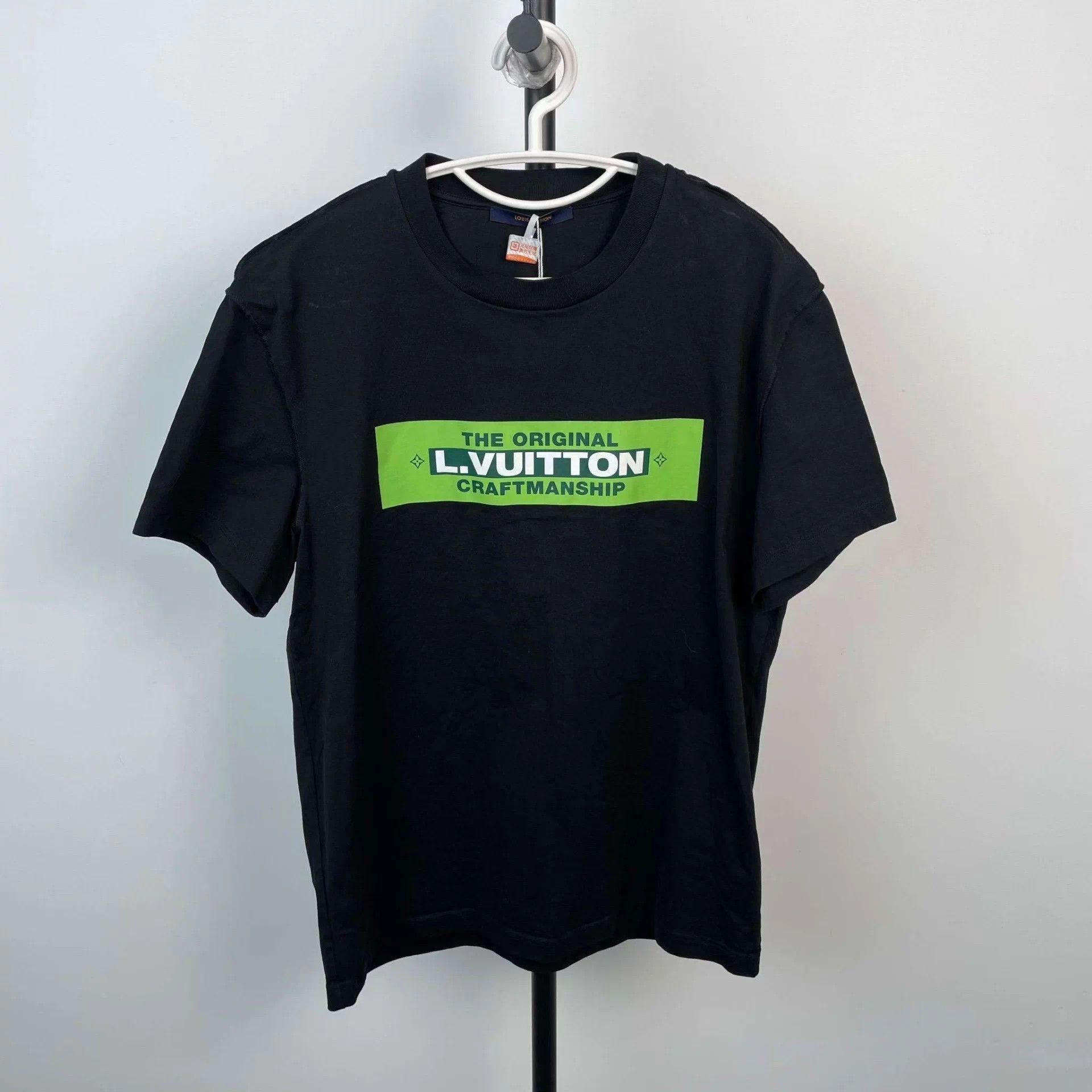 Louis Vuitton LV cotton green pattern short-sleeve black L Size US L / EU 52-54 / 3 - 1 Thumbnail
