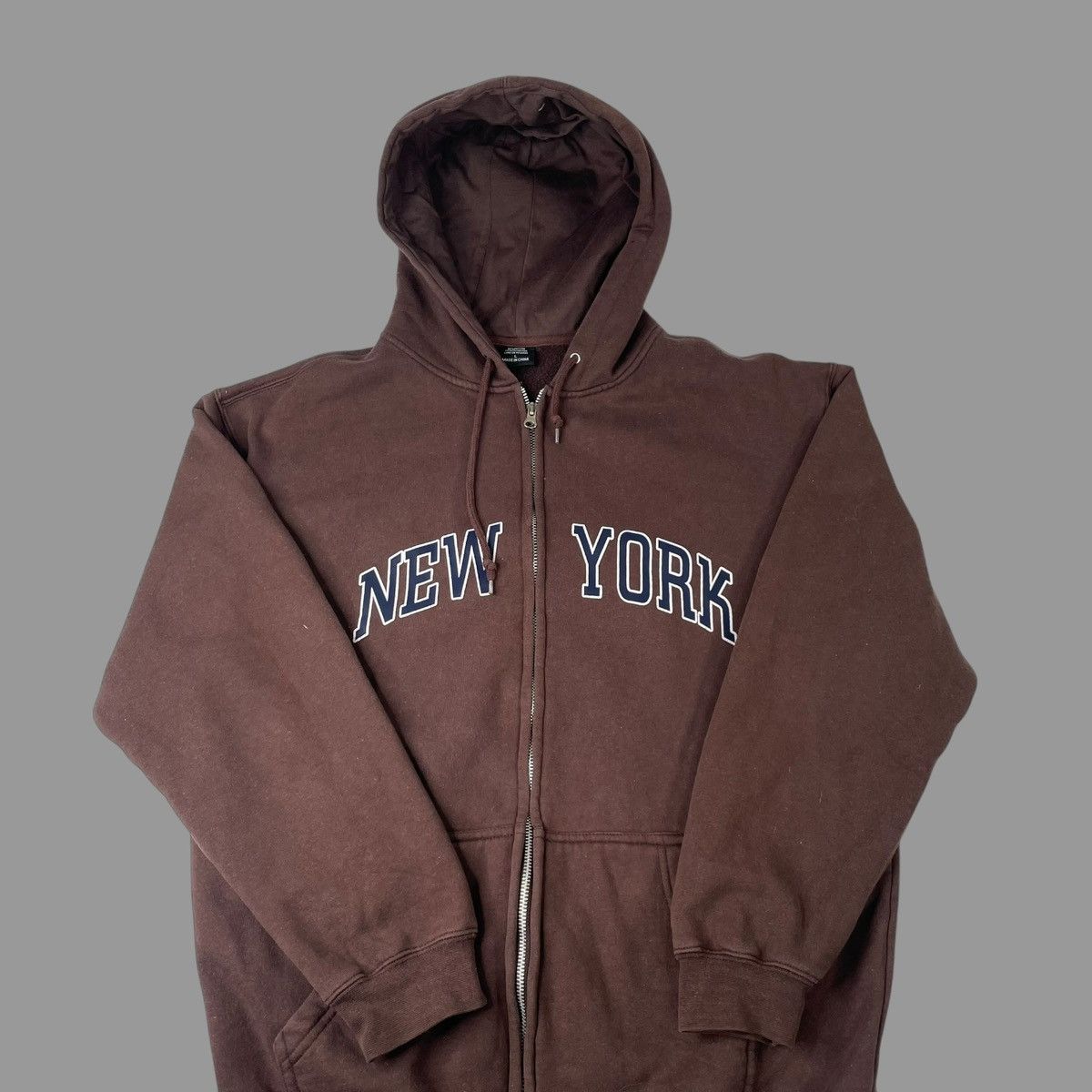 Vintage Vintage Y2K New York zip up hoodie Size US L / EU 52-54 / 3 - 3 Thumbnail