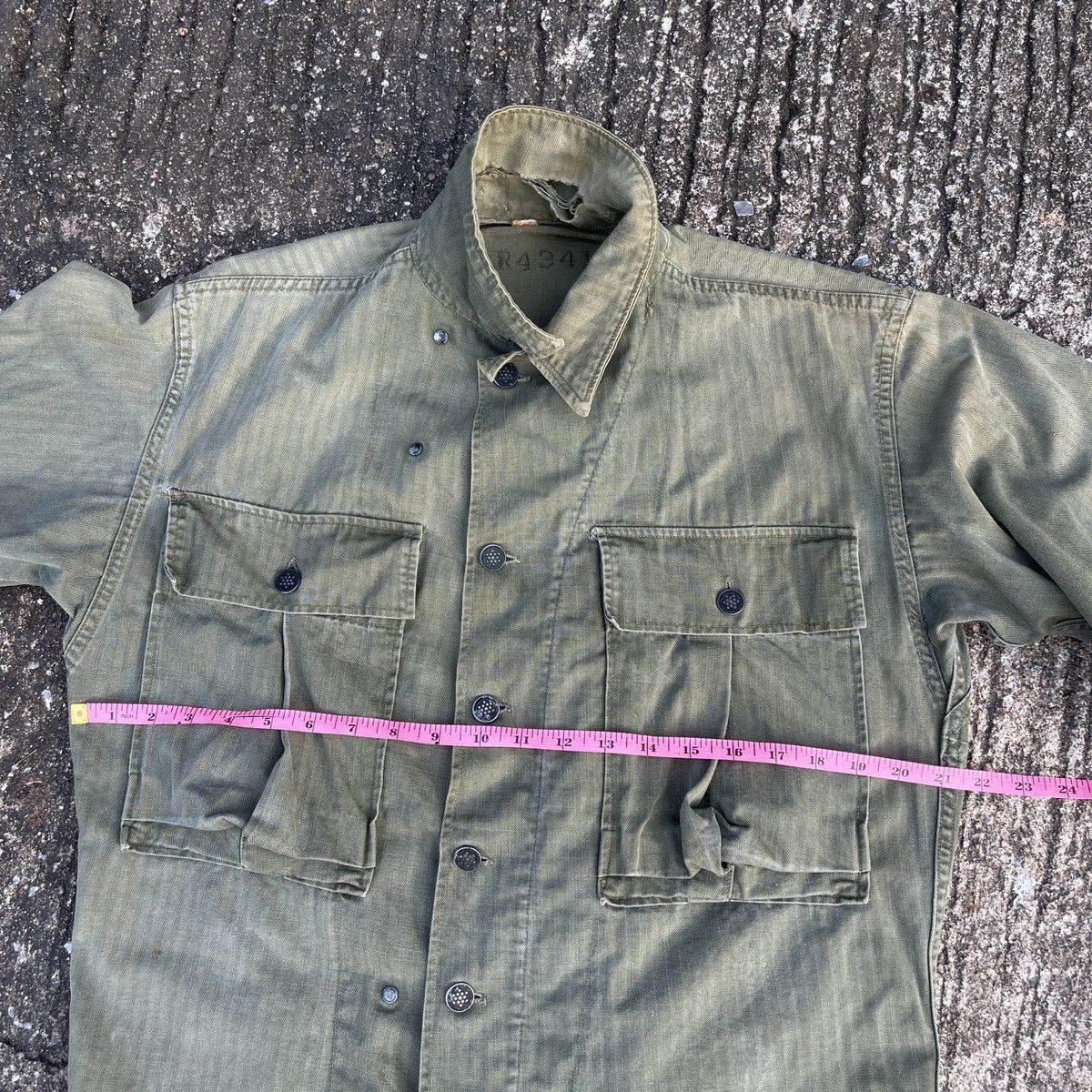Vintage Vintage WW2 Hbt Military Army Jacket Size US S / EU 44-46 / 1 - 13 Thumbnail