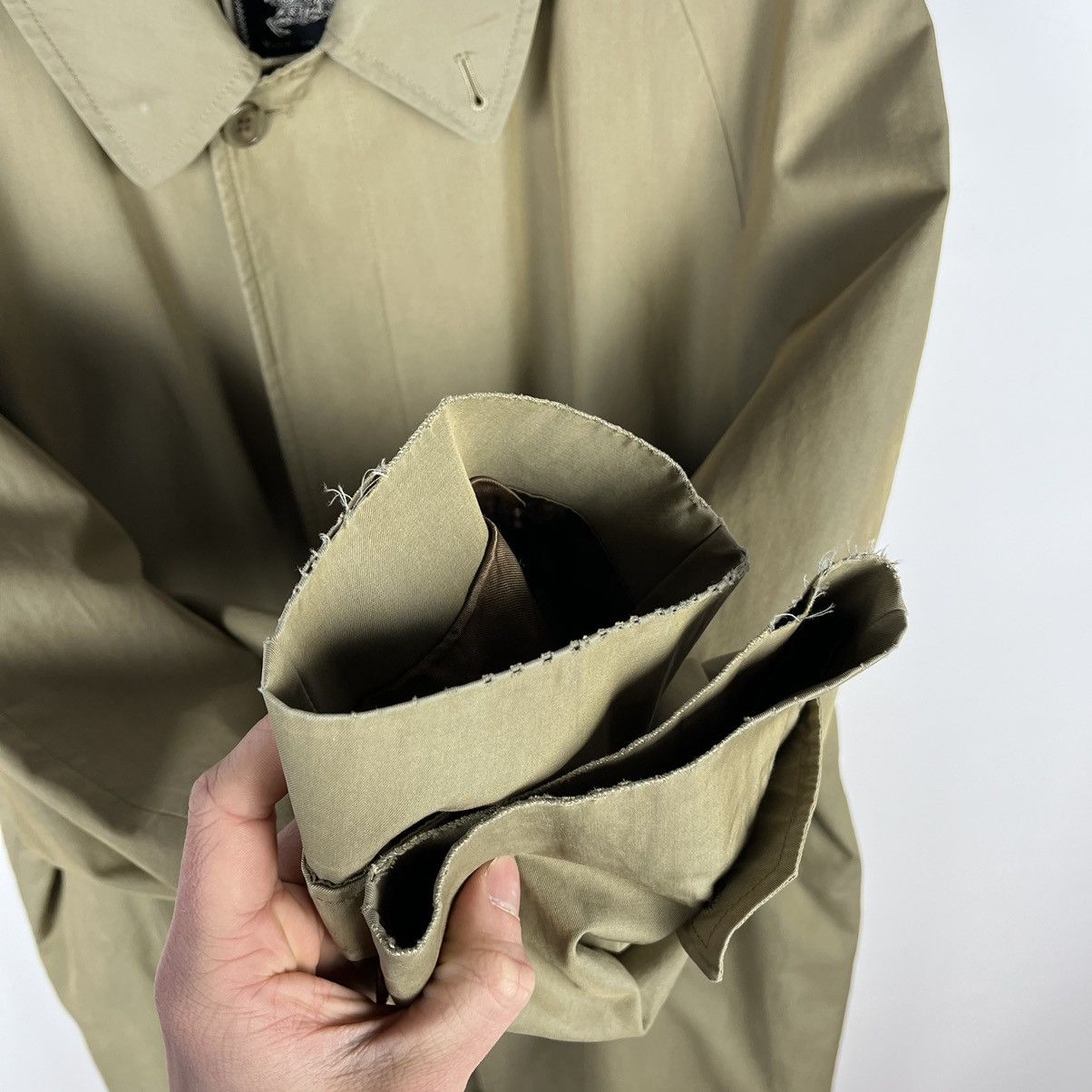 Burberry Vintage Burberrys prorsum Nova Check rare Trench Coat 90’s Size US M / EU 48-50 / 2 - 8 Thumbnail