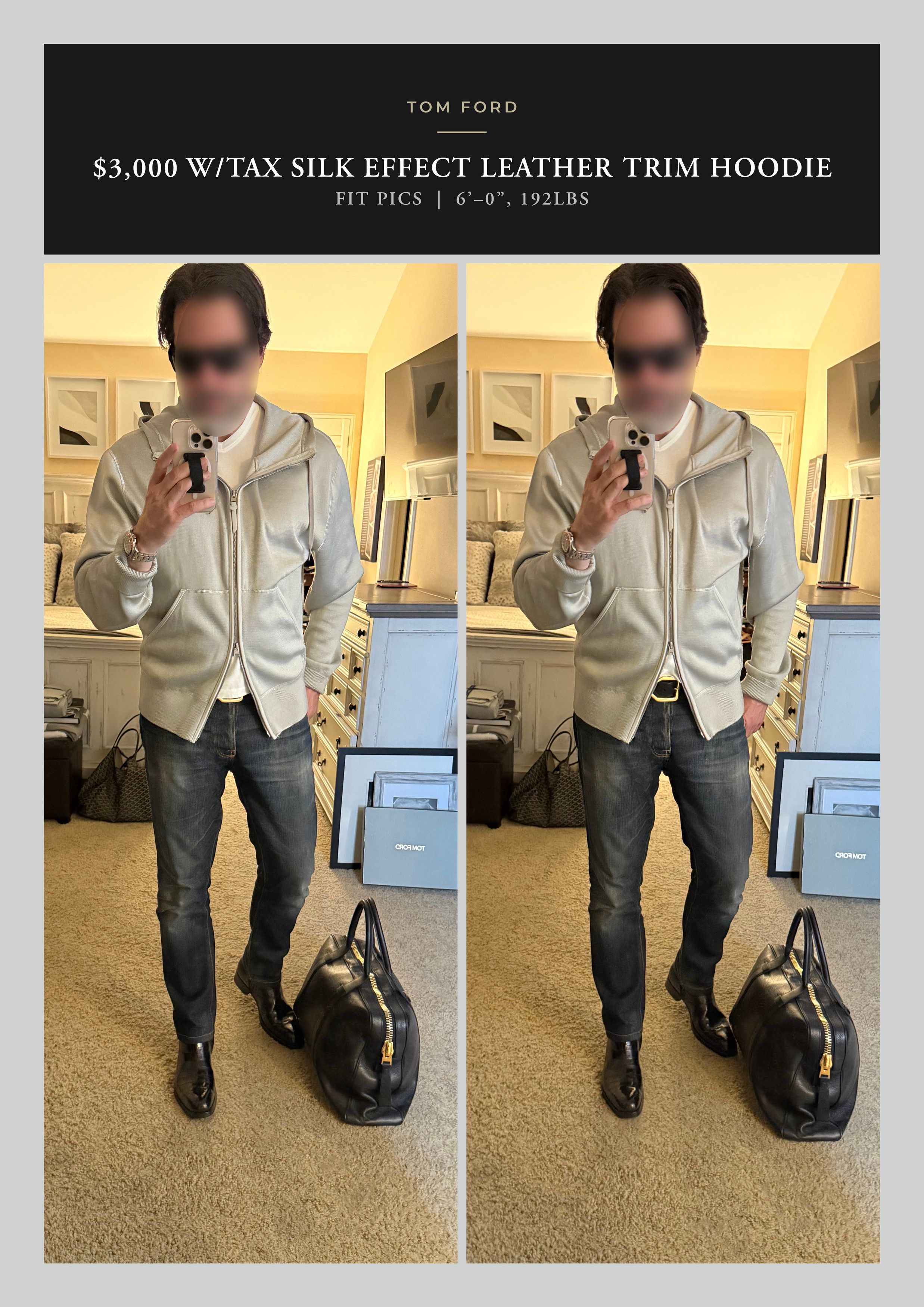 Tom Ford Best Dressed $3K w/Tax TOM FORD Silk Effect Leather Accents Size US XL / EU 56 / 4 - 9 Thumbnail