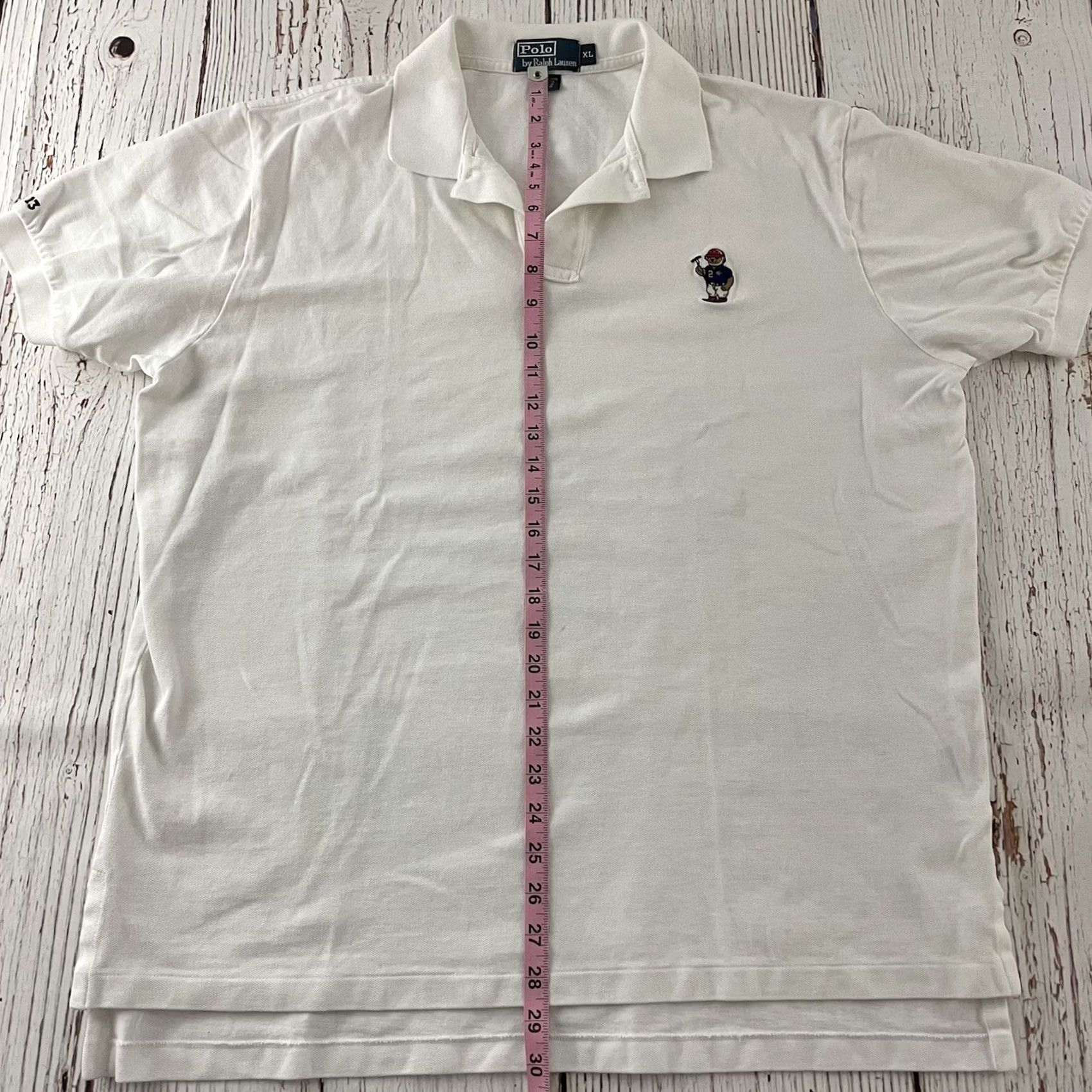 Polo Ralph Lauren VINTAGE Polo Ralph Lauren Bear Short Sleeve Shirt XL White Mens Polo Ralph Lauren Bear Short Sleeve Shirt XL White Mens Size US XL / EU 56 / 4 - 6 Thumbnail