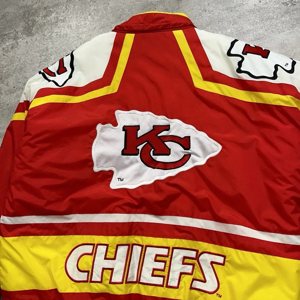 NFL × Vintage Kansas City CHIEFS APEX ONE AUTHENTIC PRO LINE PUFFER JACKET Size US XL / EU 56 / 4 - 3 Thumbnail
